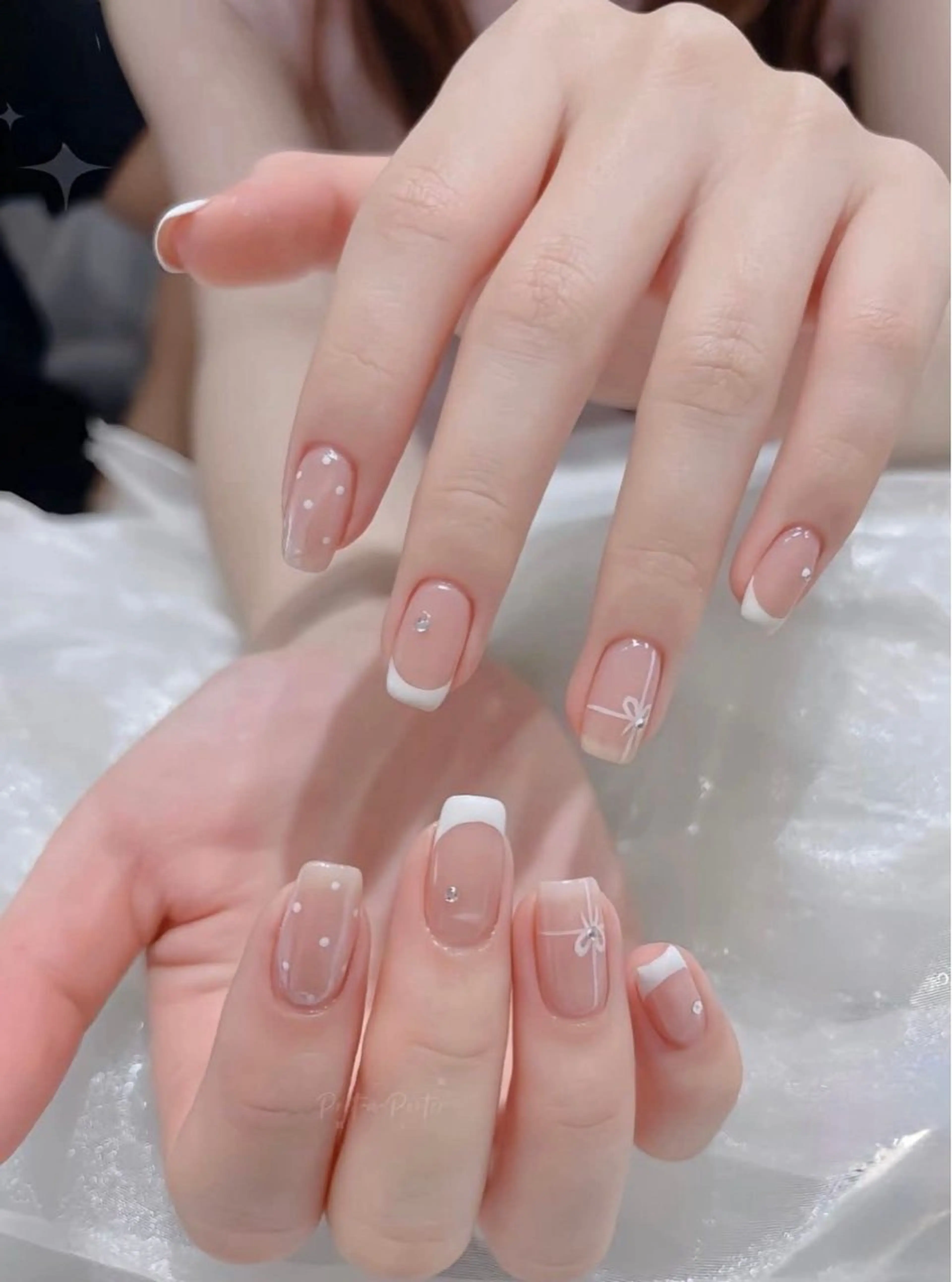 ネイル 韓国ネイル 持ち込み ハンドネイル RINN ANA.CHUOのネイルデザイン