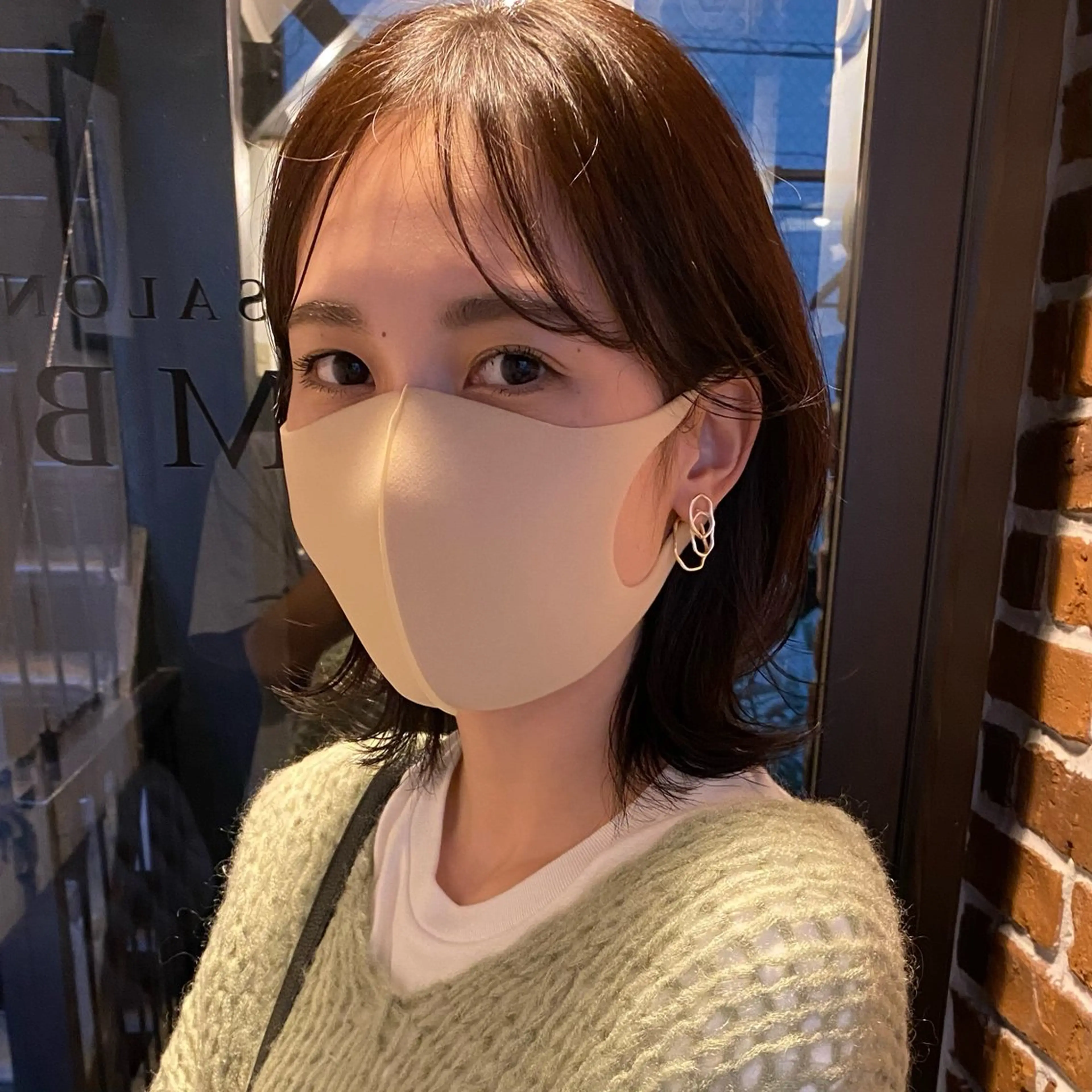 ミディアム ミディアムパーマ ハイライト 髪質改善 レイヤーカット ショート職人 美容師【KENTA】のヘアスタイル