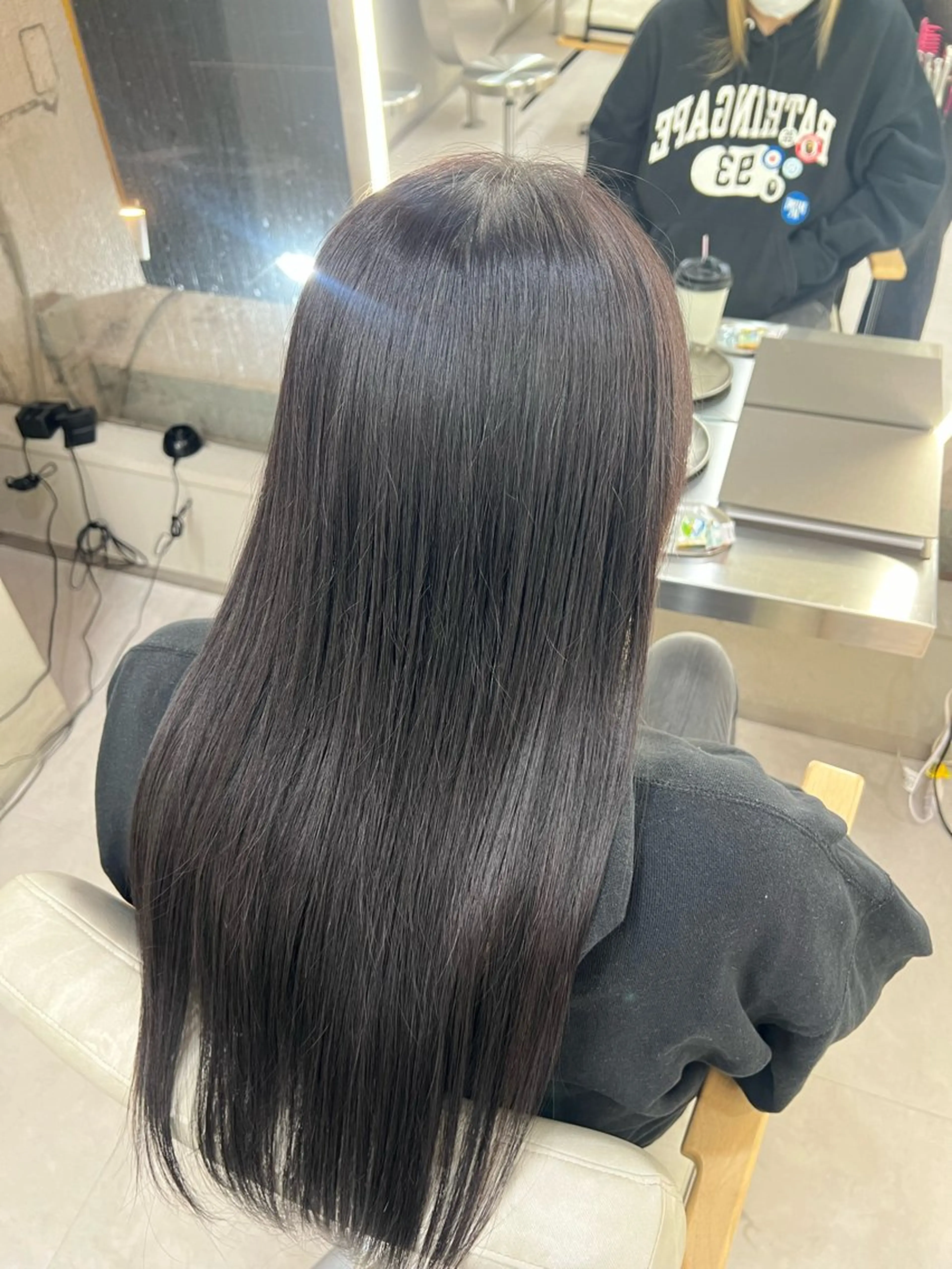 ロング ヘアカラー トリートメント 艶カラー♡ ゆうかのヘアスタイル