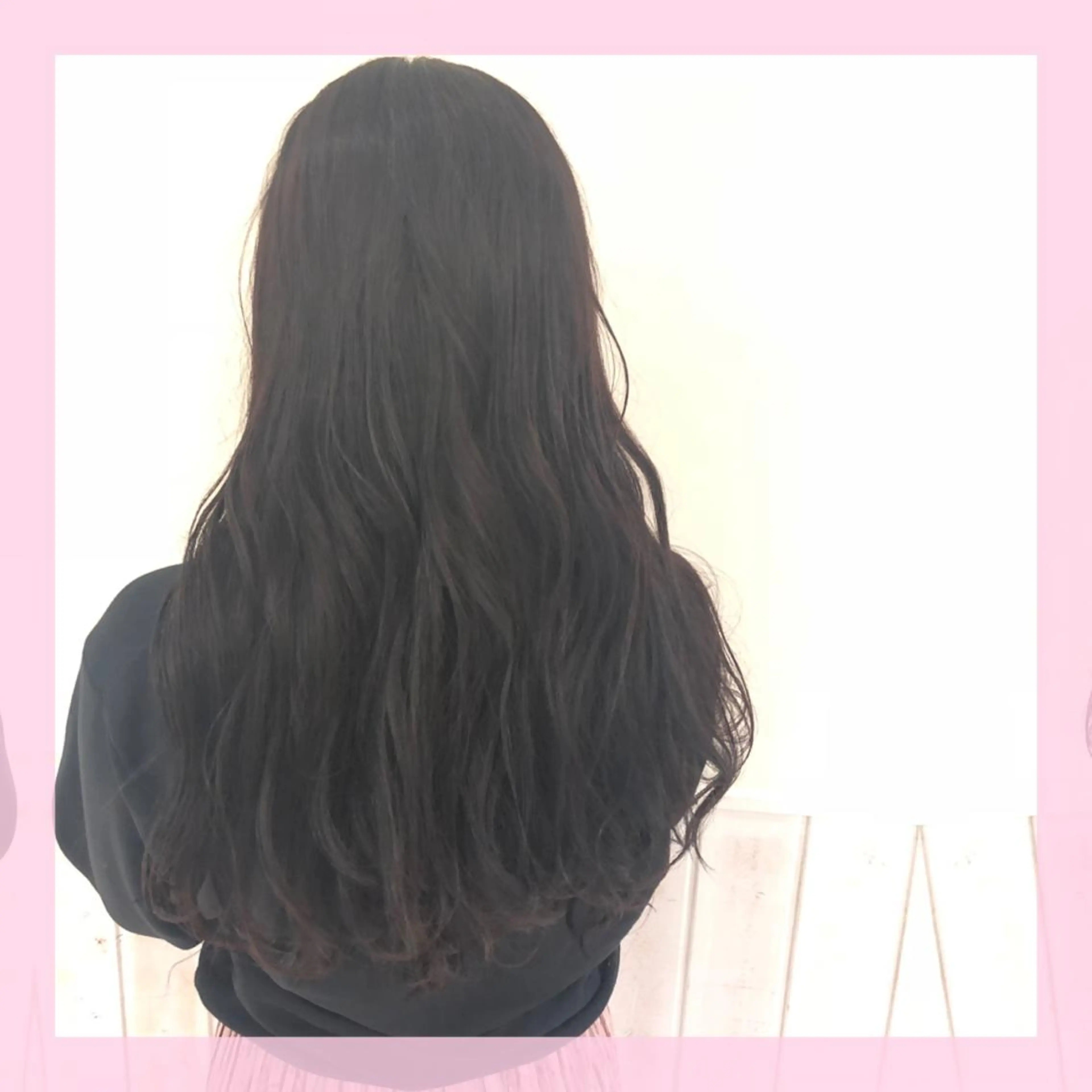 ロング カラー ブラウンカラー ココアブラウン カット ヘアカラー トリートメント plum.所属・🍒前川 🍒のヘアスタイル