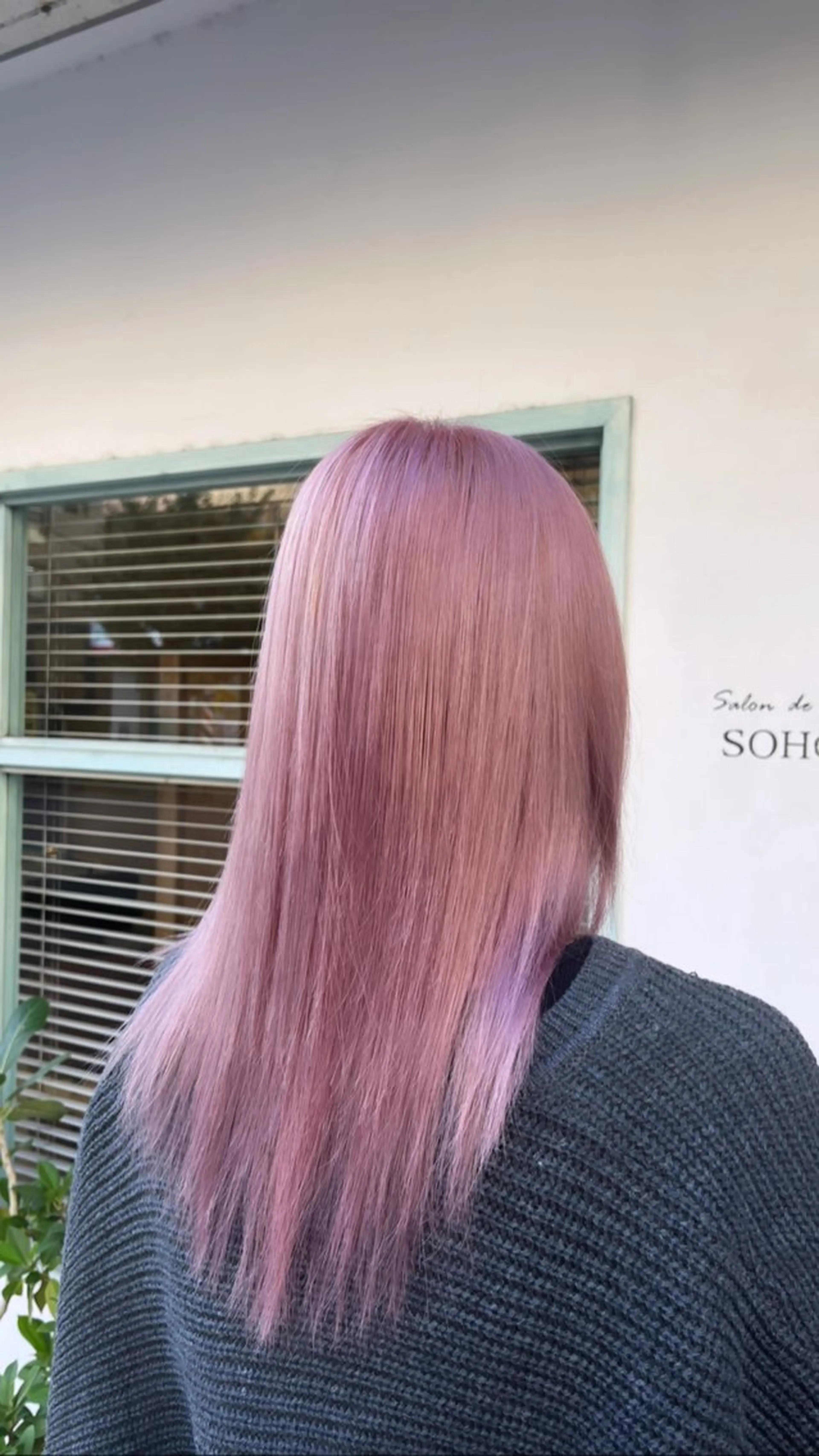 ロング カラー ブリーチ ピンクカラー 🟦メンズ特化🟦 たかしま　あさひのヘアスタイル