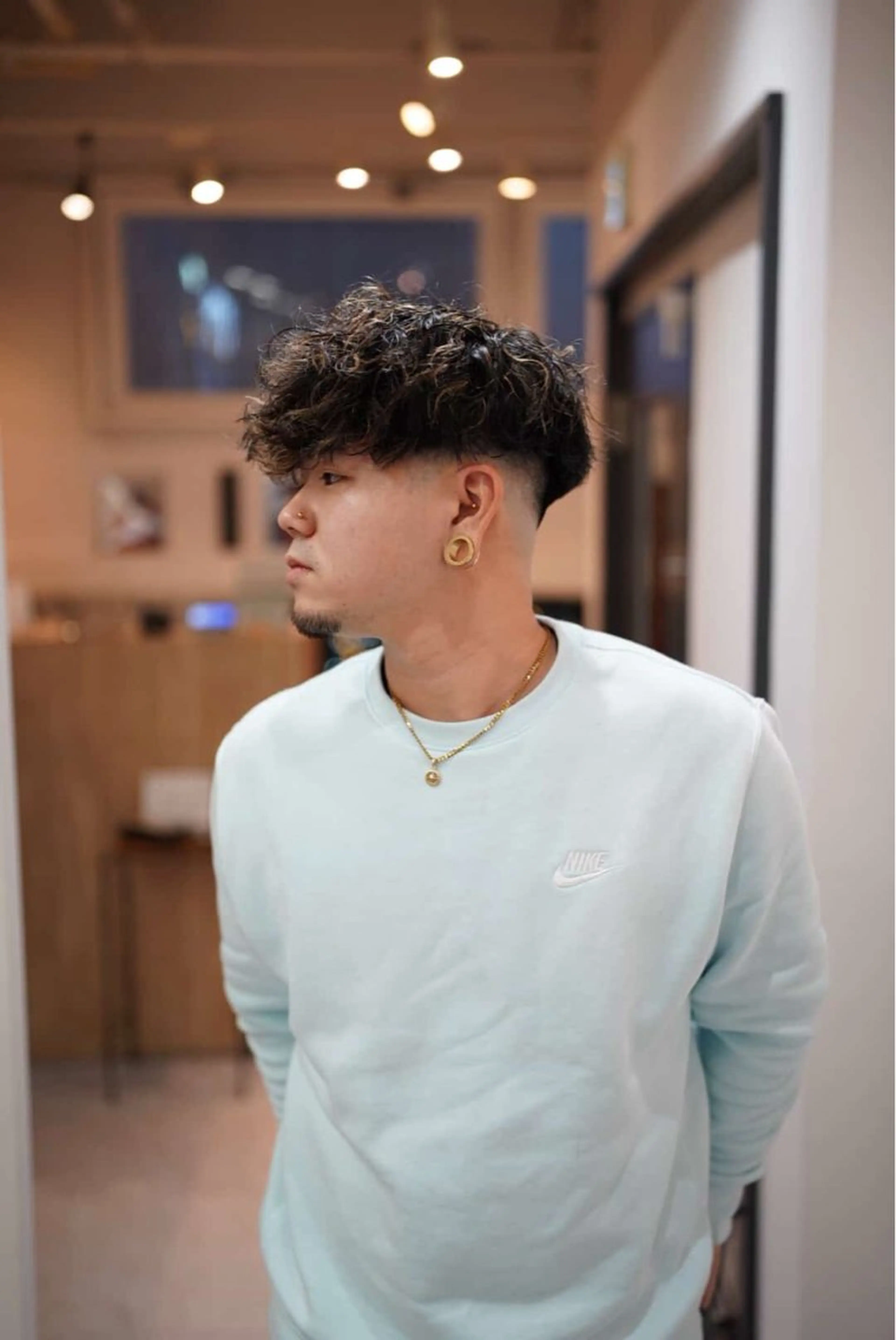 パーマ メンズ カット パーマ tsubasa /ショート特化のヘアスタイル