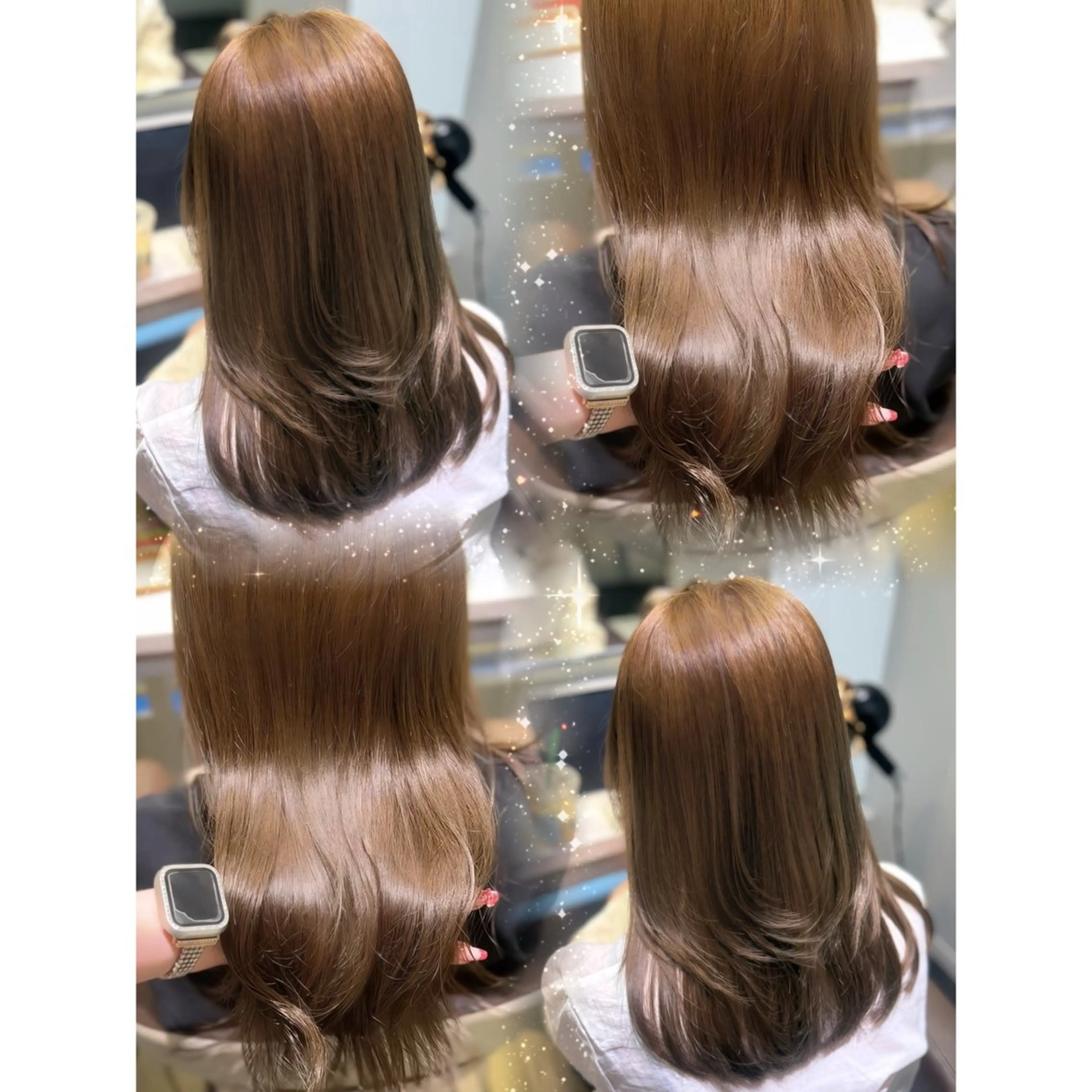セミロング 女性のための美容師/ 下北沢/ヨシダモモカのヘアスタイル