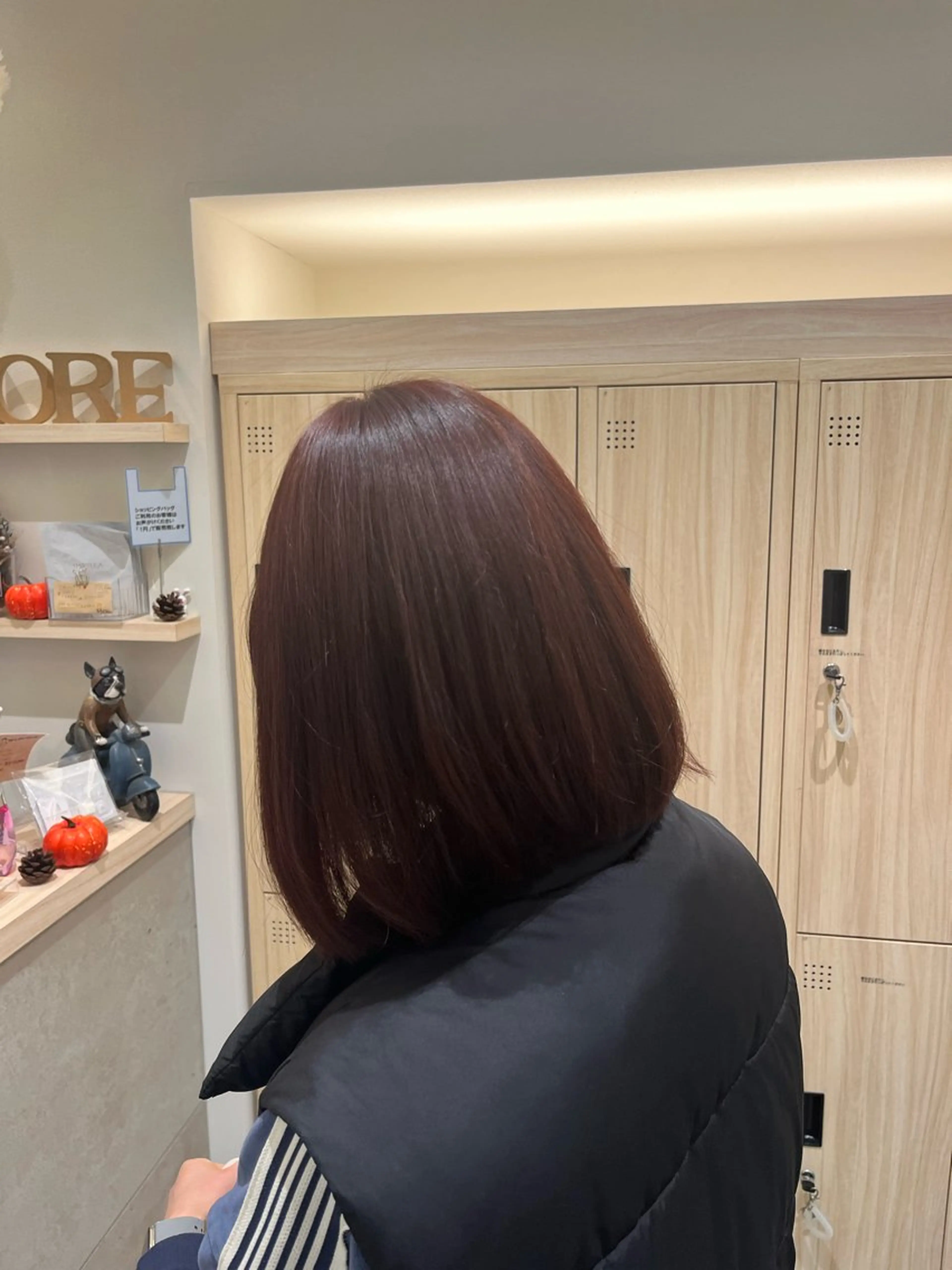 カラー ブラウンカラー ピンクカラー ヘアカラー トリートメント 無料カットモデル ✂︎いおん✂︎のヘアスタイル