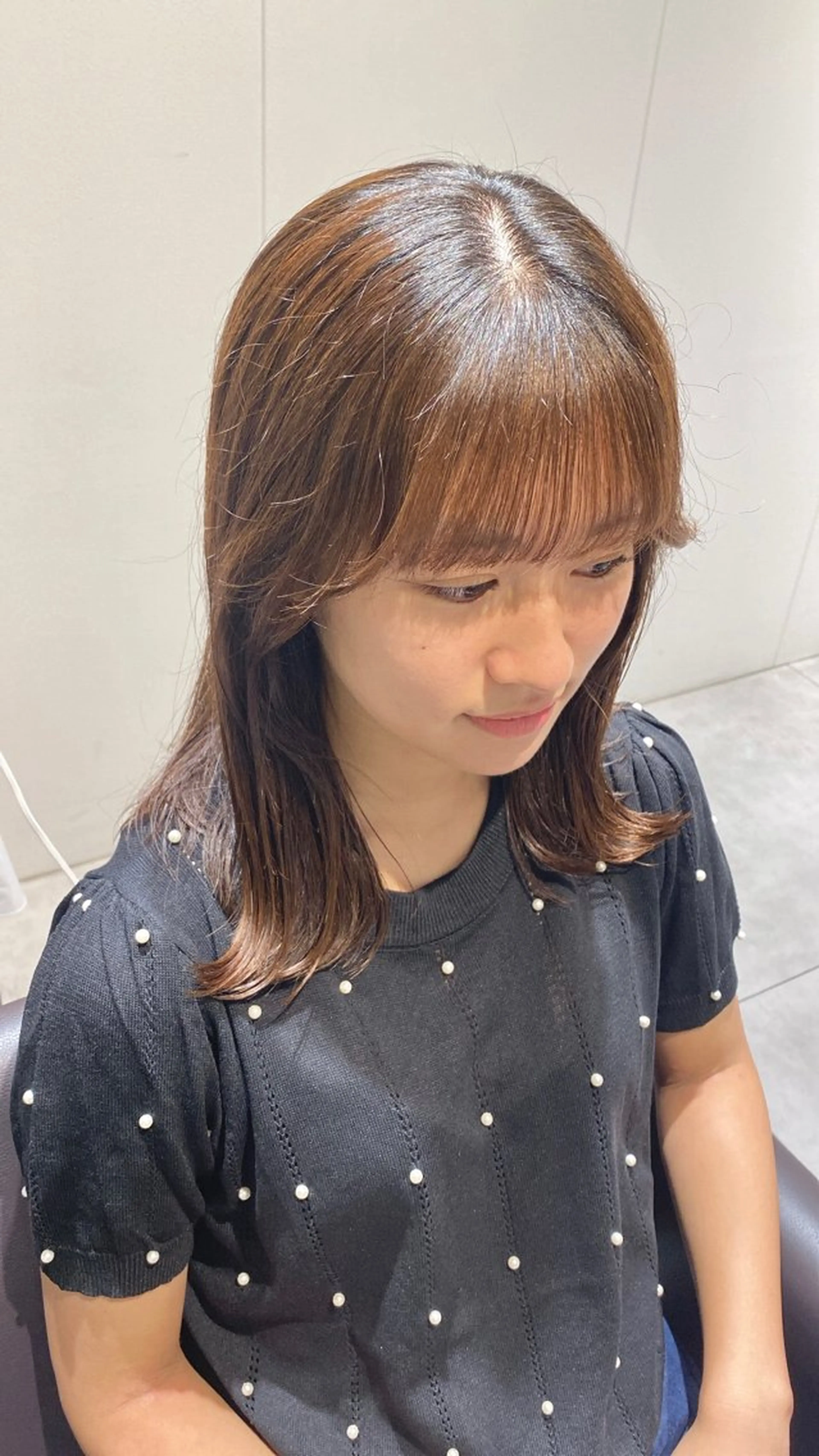 ミディアム 馬場 紅亜のヘアスタイル