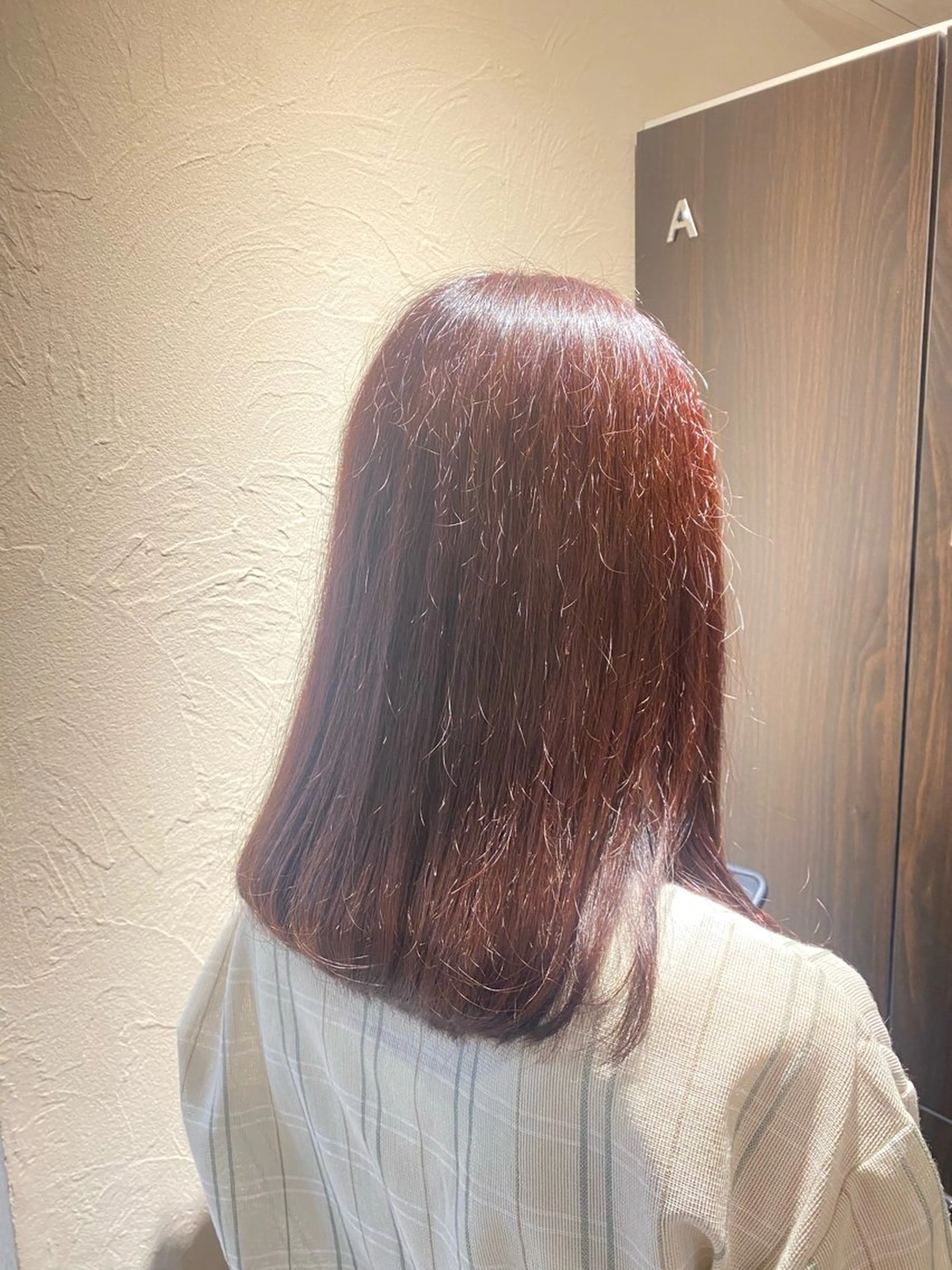 セミロング 暖色カラー🍒🌷 hitomiのヘアスタイル