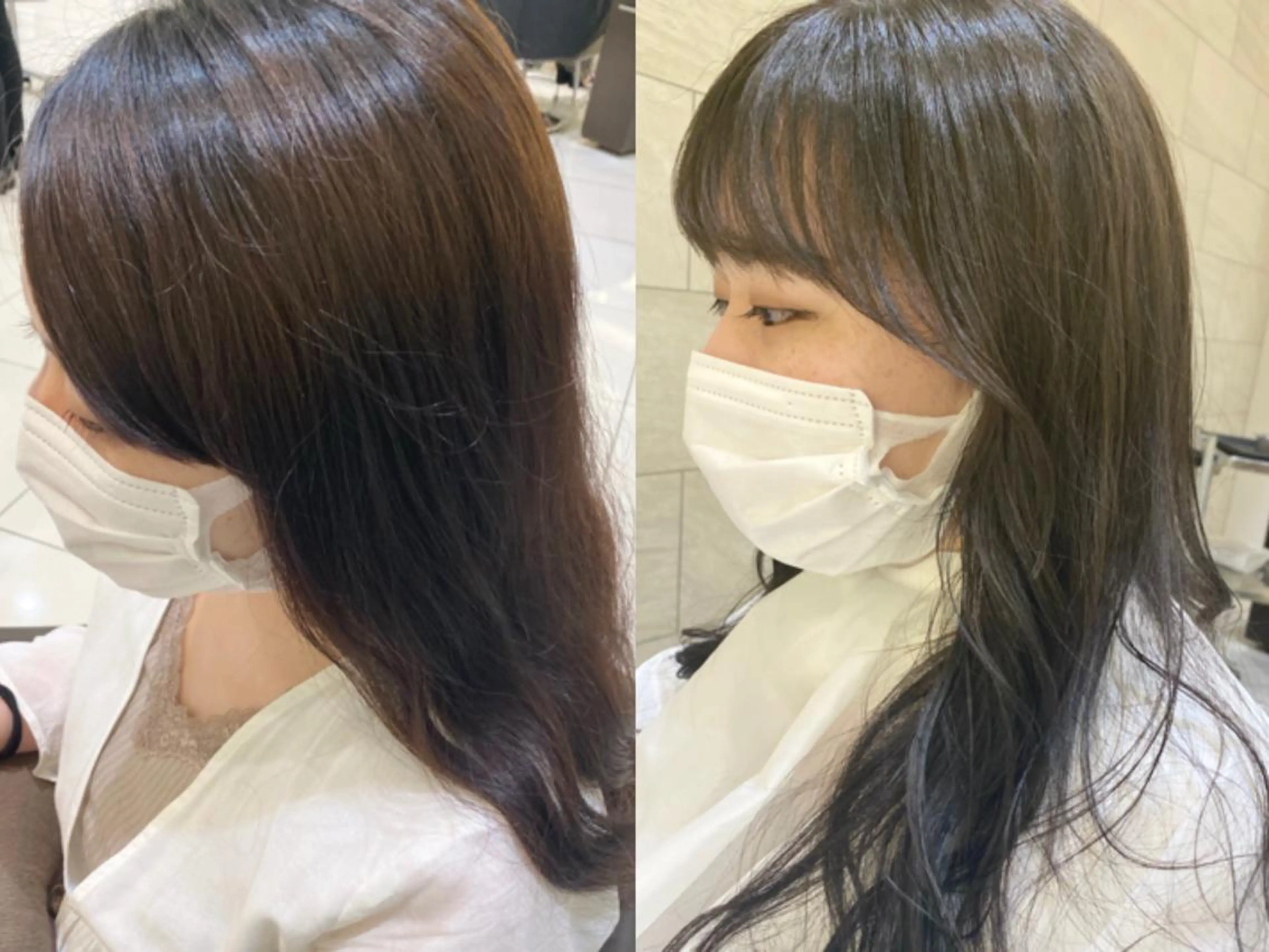 ロング カラー パーマ ヘアアレンジ マツエク・マツパ 💎耳ツボジュエリー ×銀座美容室💎のヘアスタイル