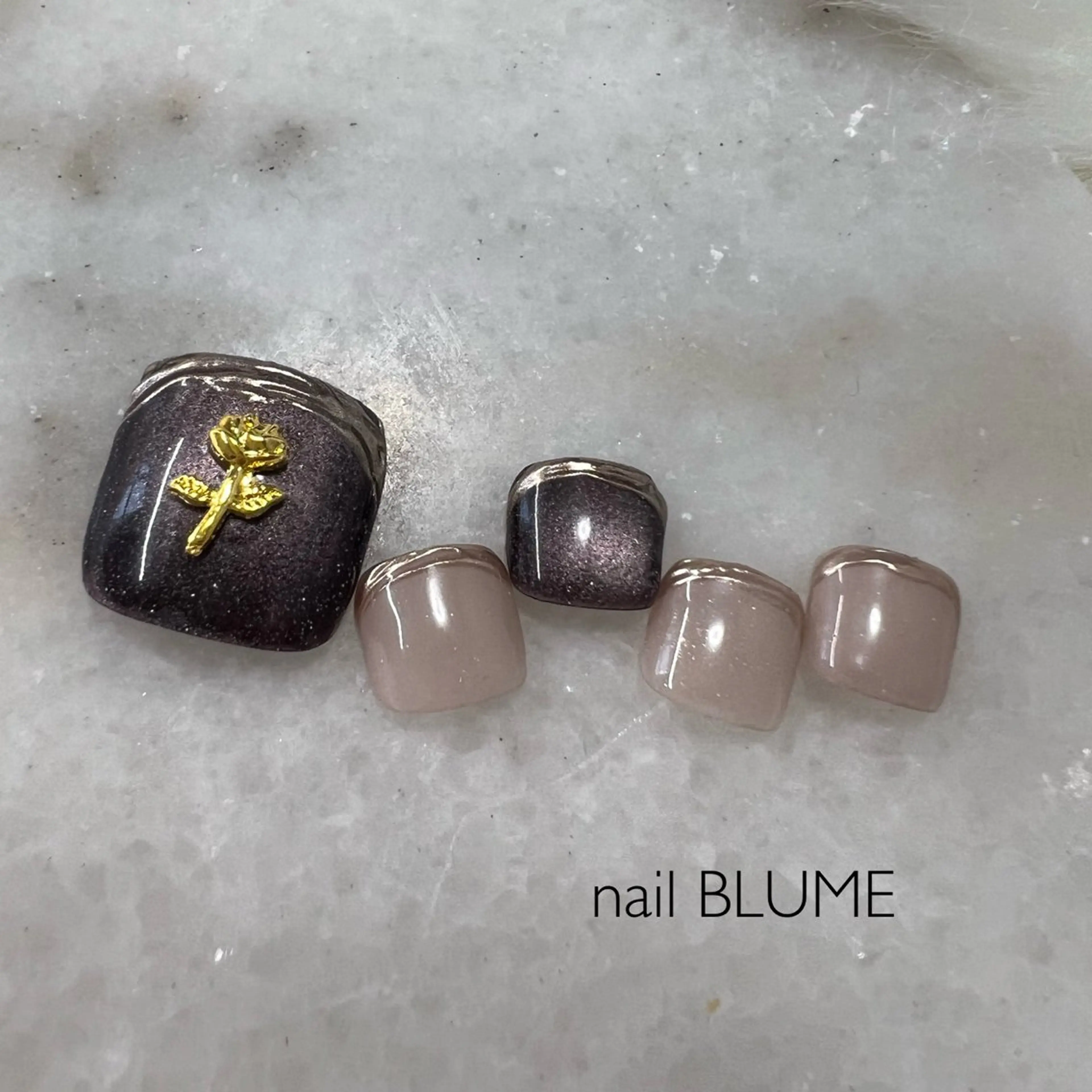 ネイル アートネイル フットネイル フットネイル BLUME yukiのネイルデザイン