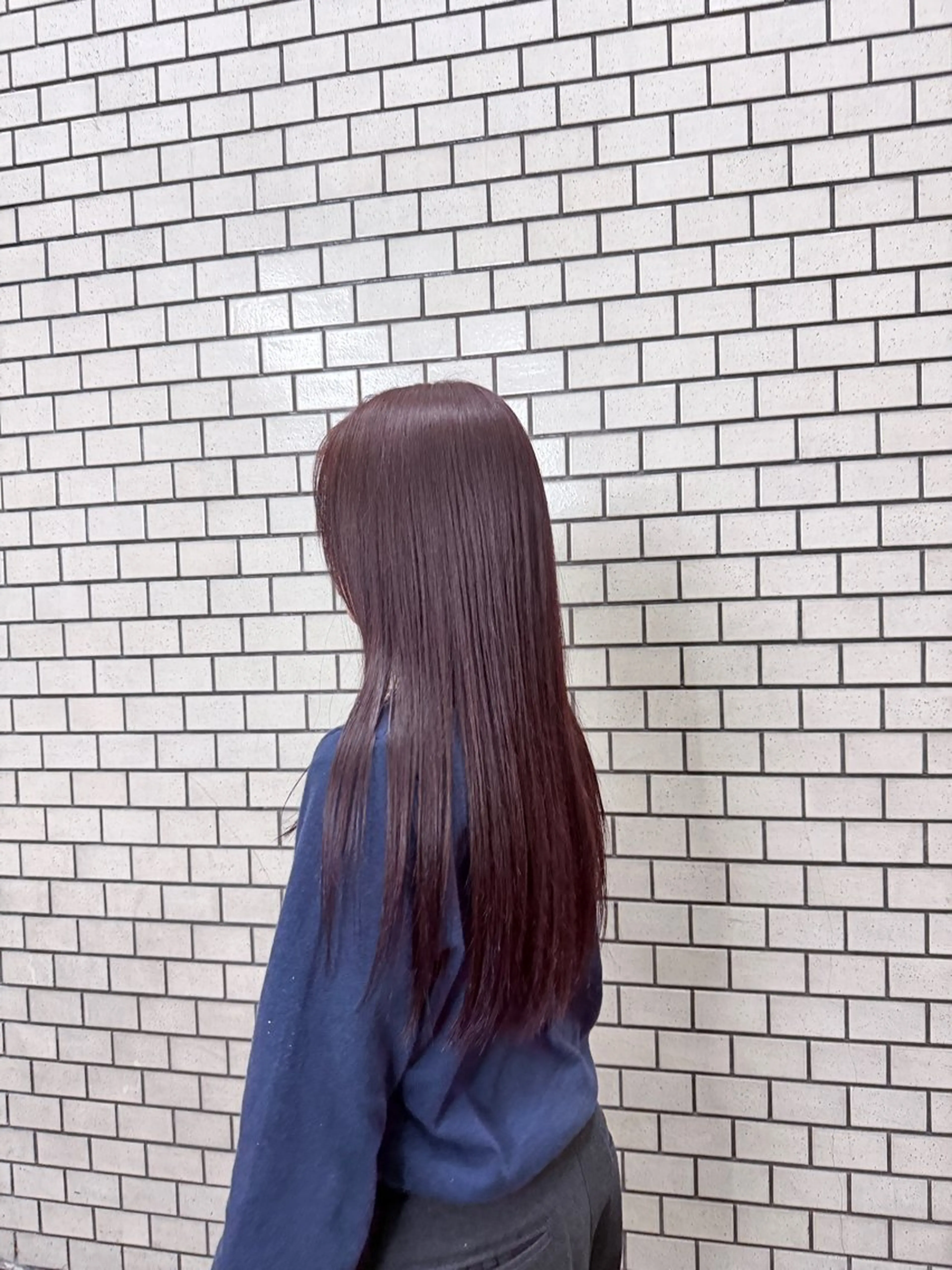 ロング カラー トリートメント 坪井 心音のヘアスタイル