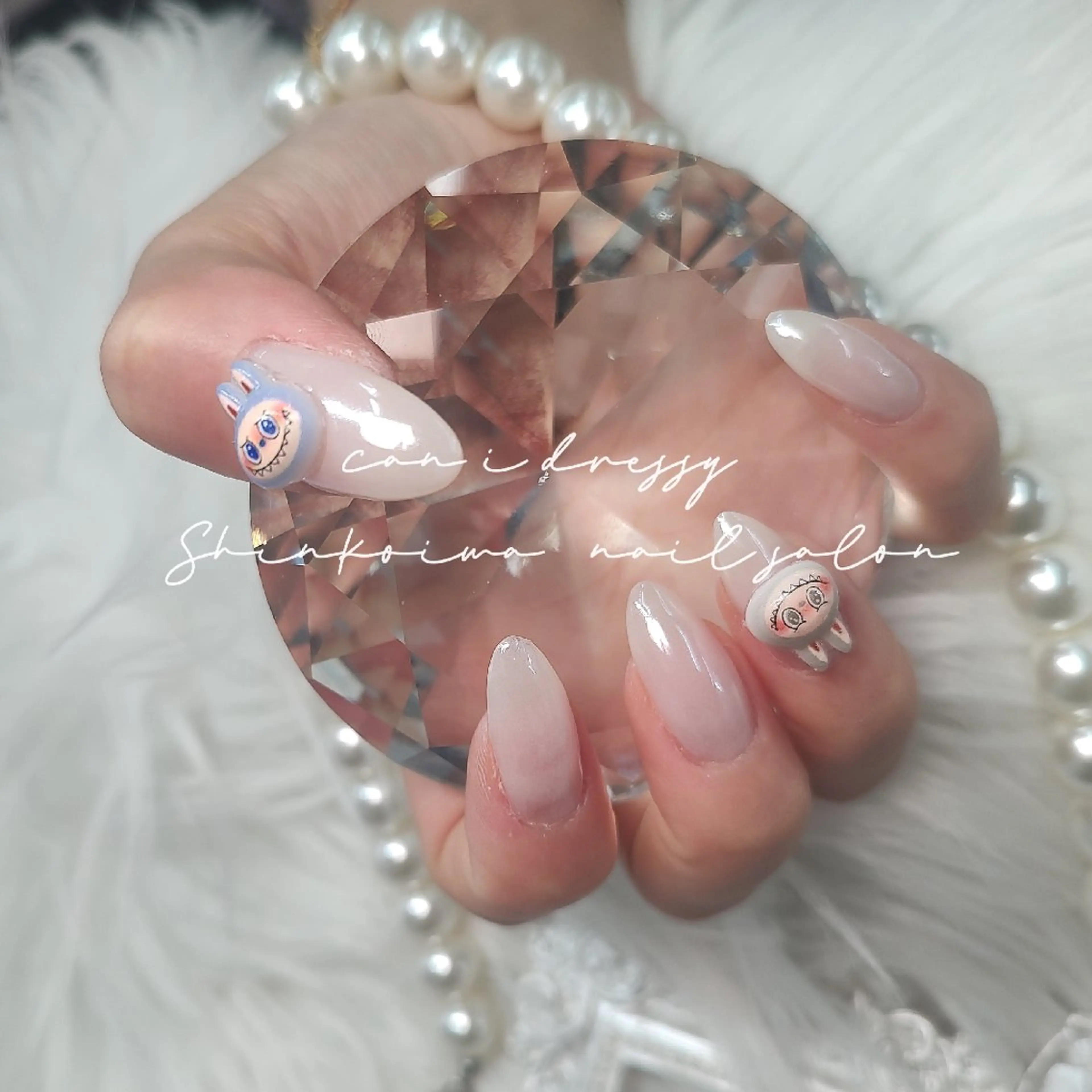 ネイル グラデーション ミラーネイル ワンカラーネイル ハンドネイル キャンアイドレッシー 新小岩のネイルデザイン