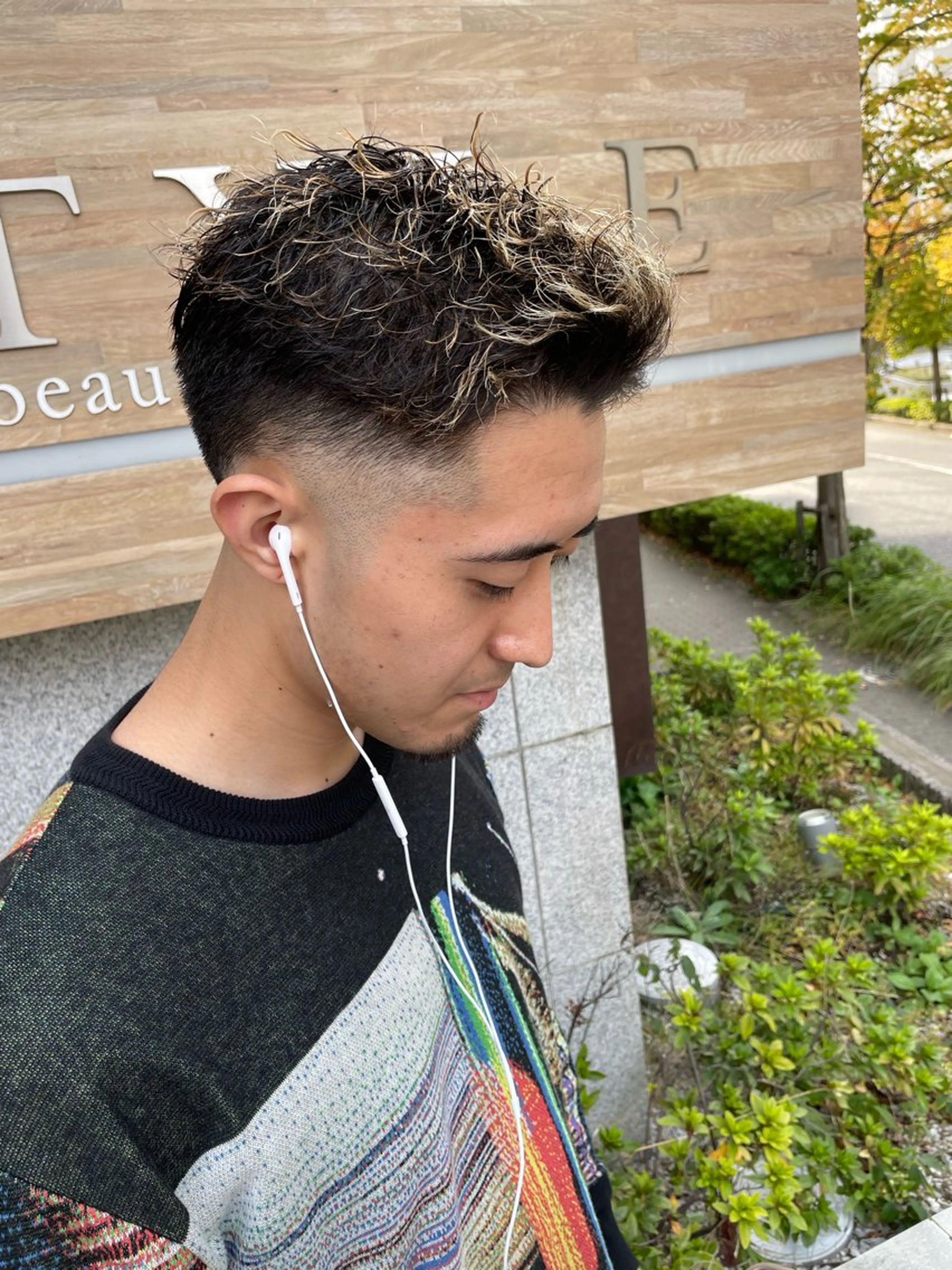 パーマ メンズ メンズパーマ ツイストスパイラルパーマ スパイラルパーマ カット パーマ 辻野 光希のヘアスタイル