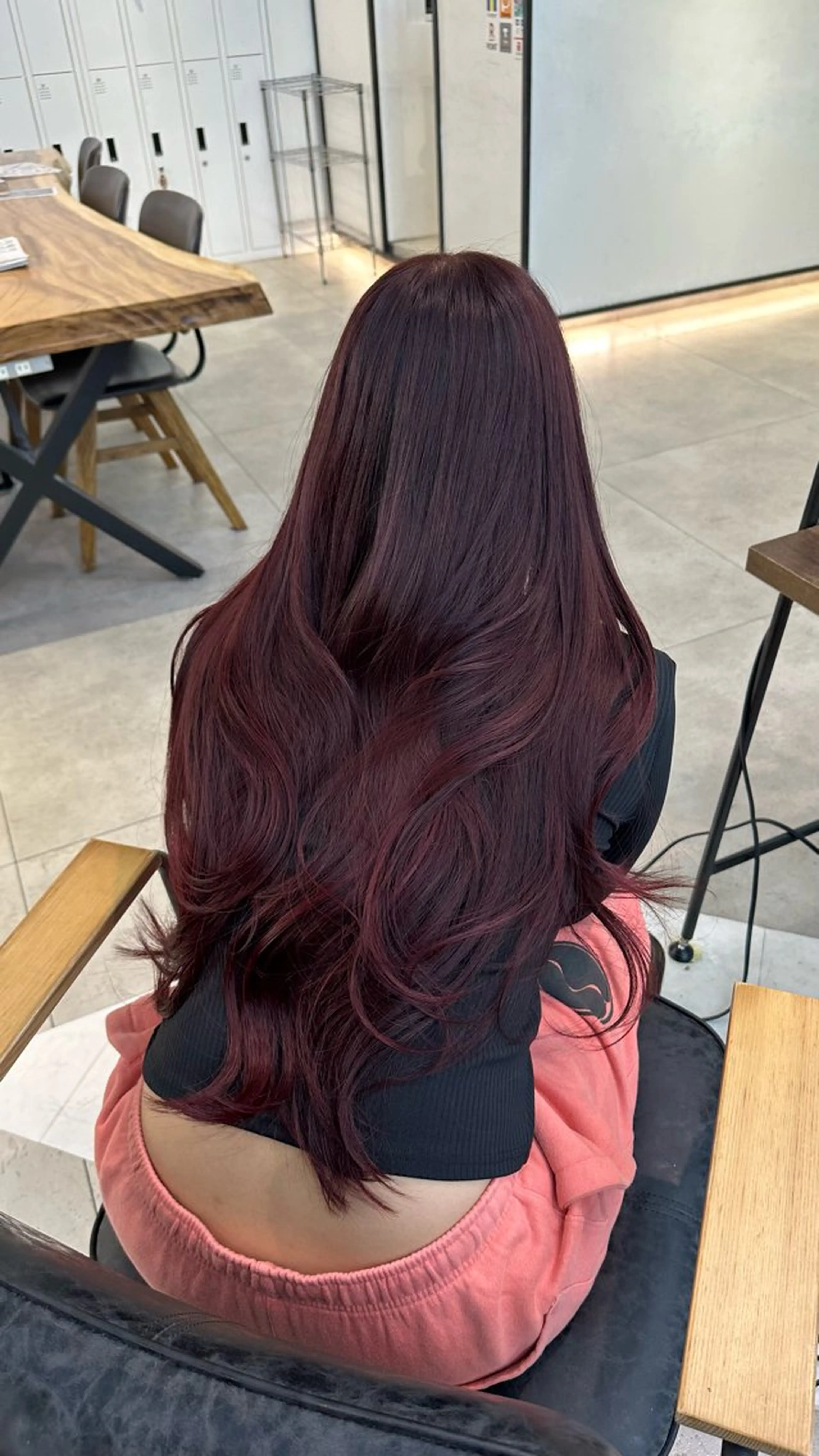 ロング カラー カット ヘアカラー 韓国ヘアメンズ・レデ ィース特化ミクのヘアスタイル