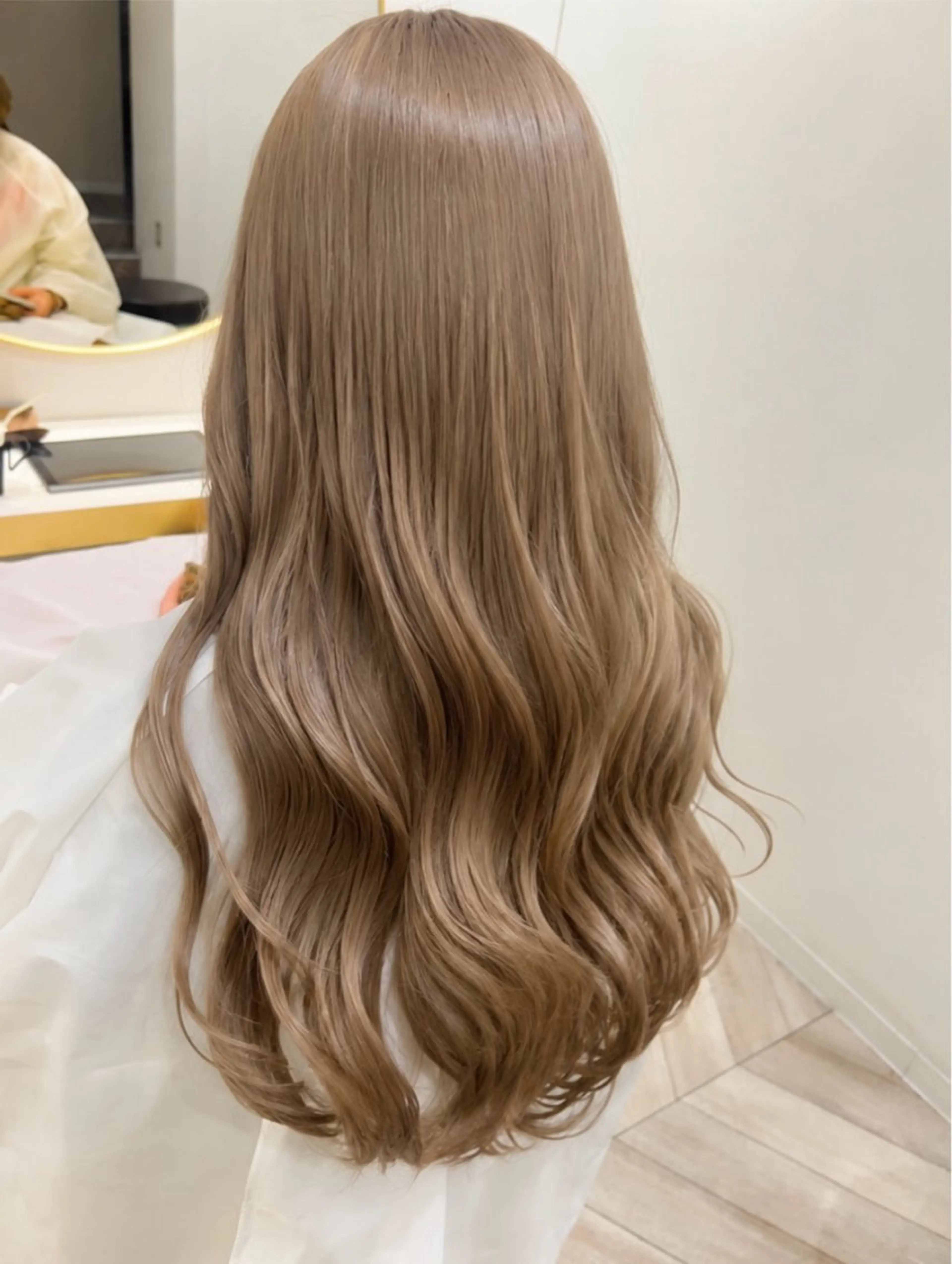 ロング カラー カット ヘアカラー トリートメント 深谷 真見のヘアスタイル