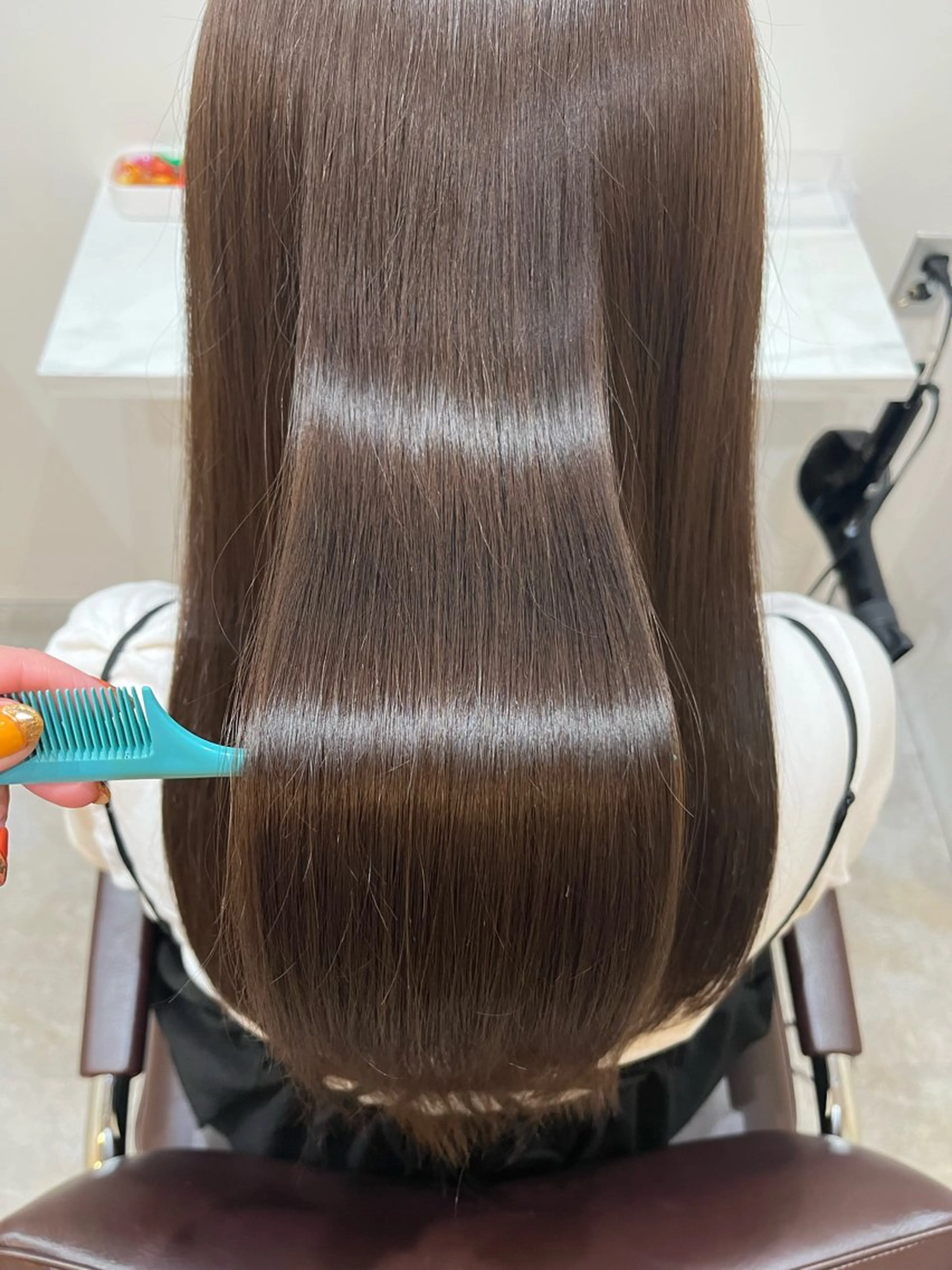 ロング カラー カット ヘアカラー トリートメント 【髪質改善　艶髪】 布川　莉穂のヘアスタイル