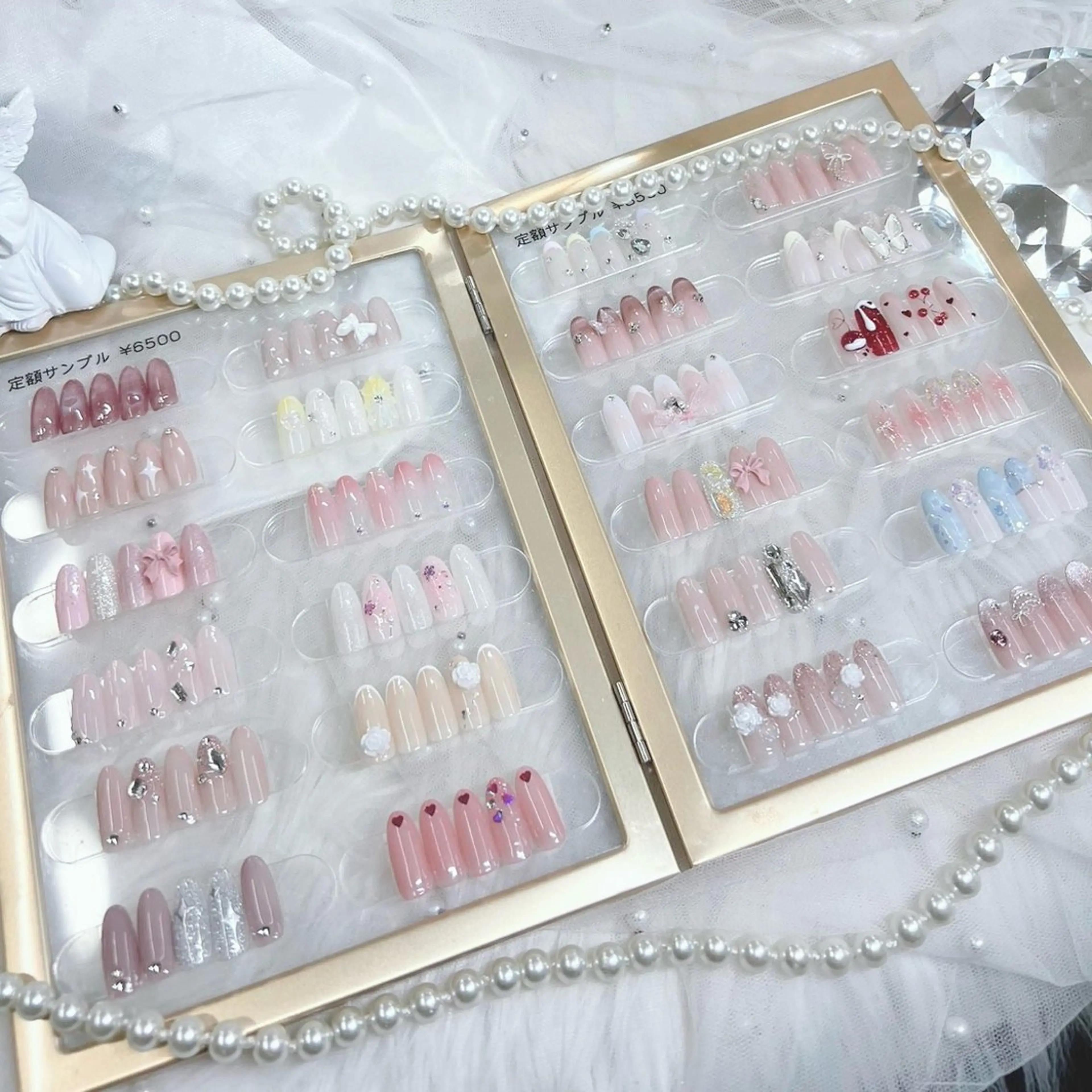 ロング ハンドネイル Nailsalon Angeのネイルデザイン