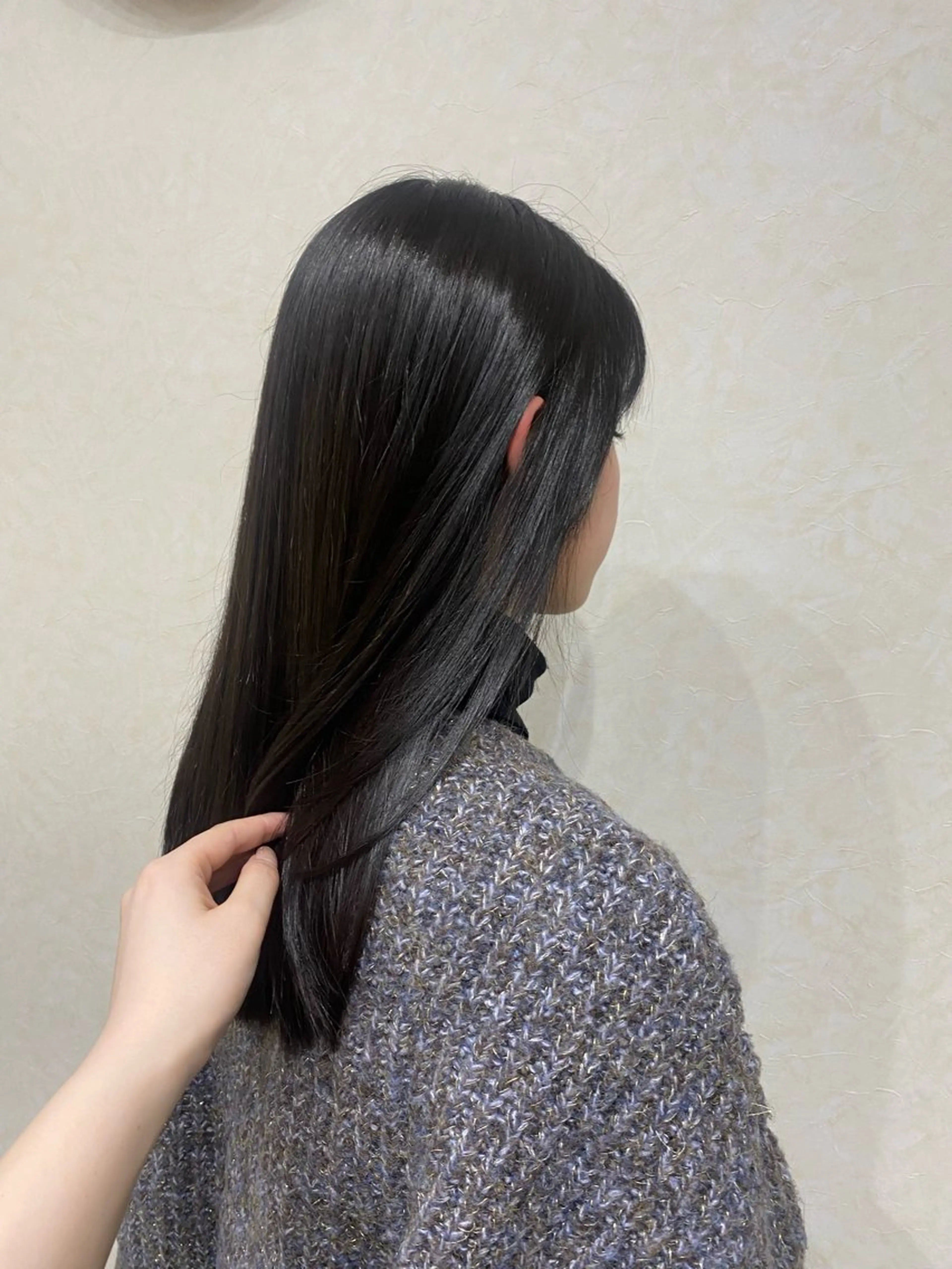 ロング ピンクブラウン 縮毛矯正 N°+aero 😊れいか😊のヘアスタイル