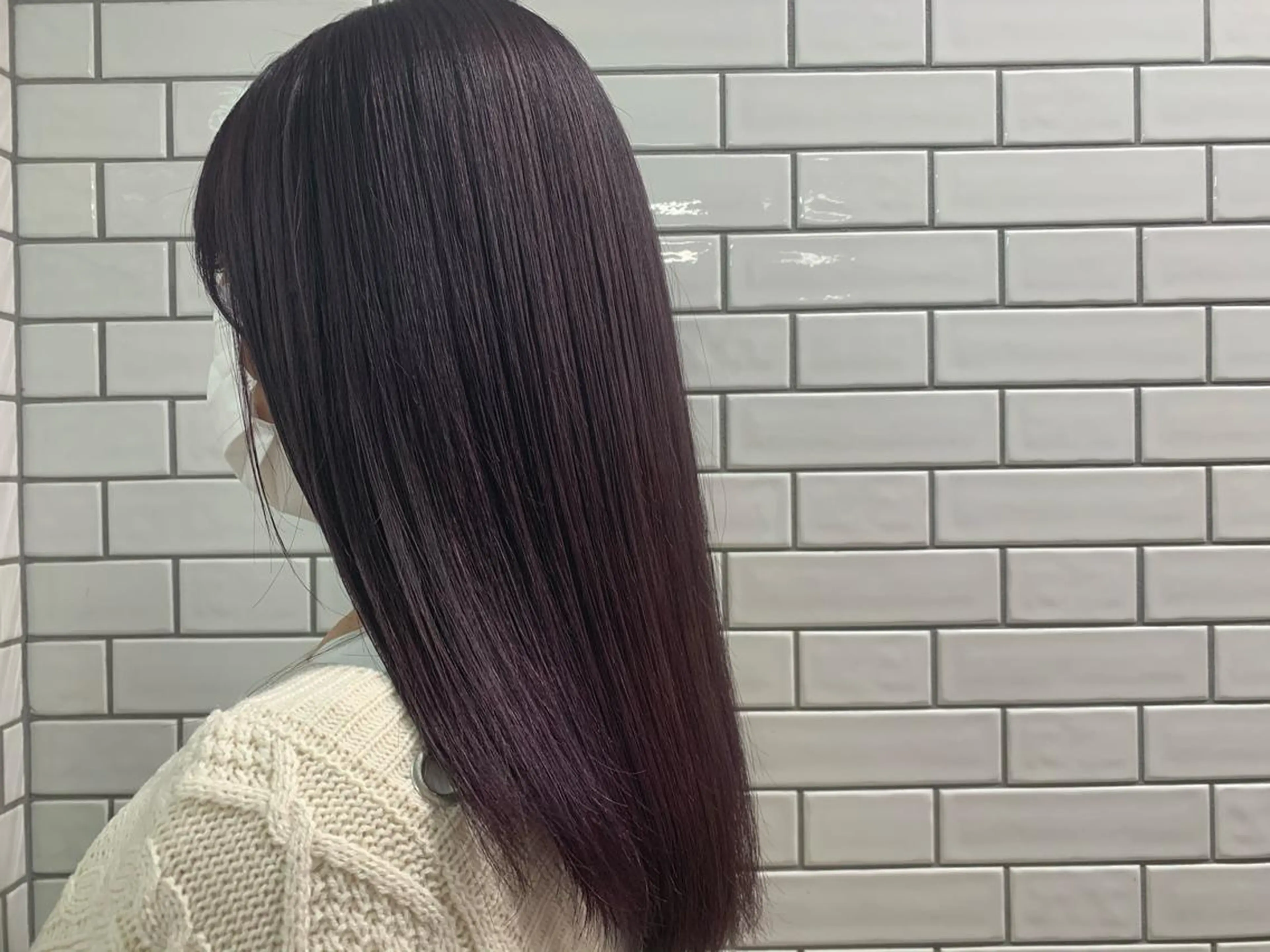 セミロング カラー 💎艶髪💎縮毛矯正 /髪質改善/ひかるのヘアスタイル