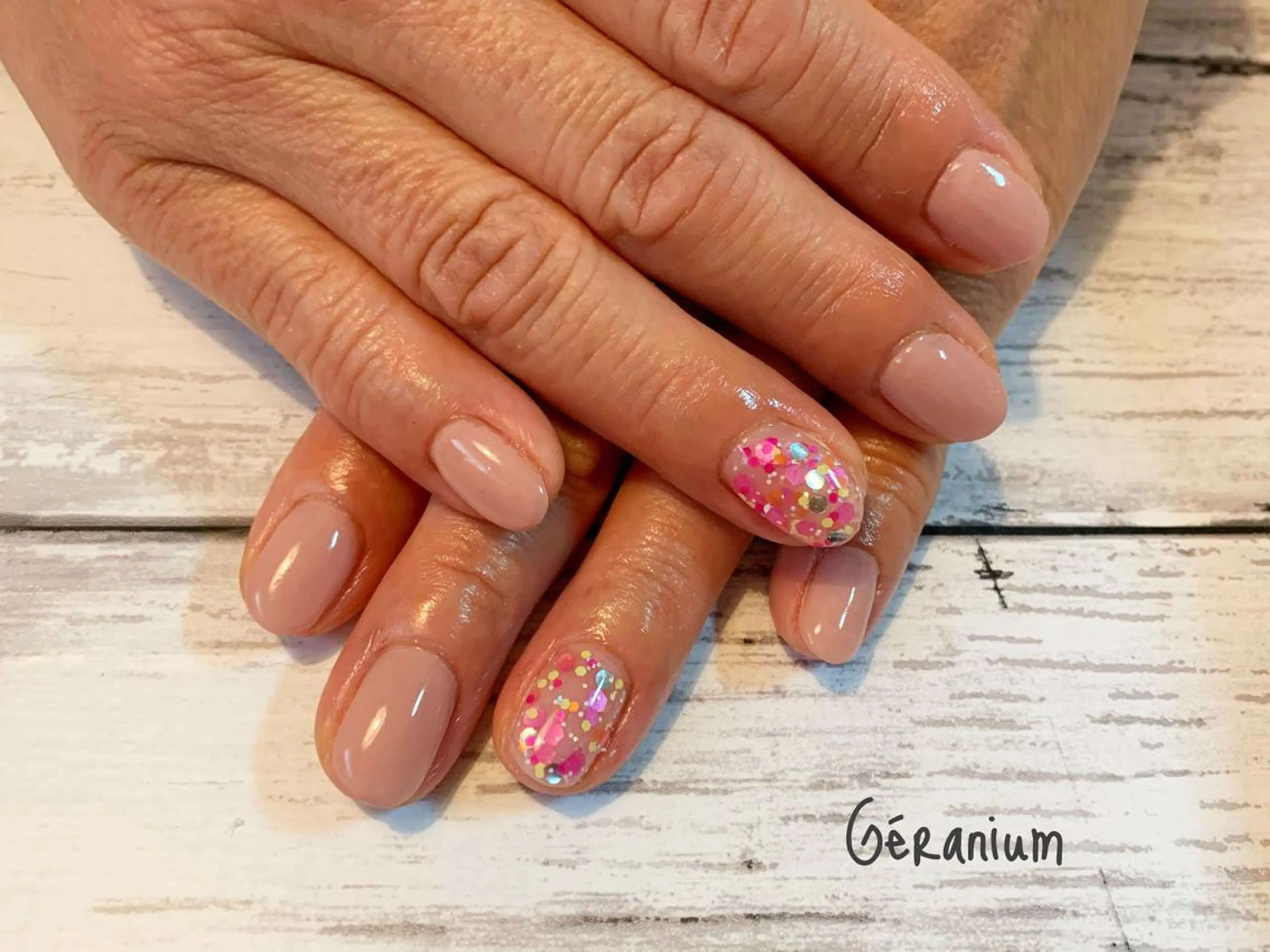 ネイル ハンドネイル フットネイル GéRanium Harukaのネイルデザイン