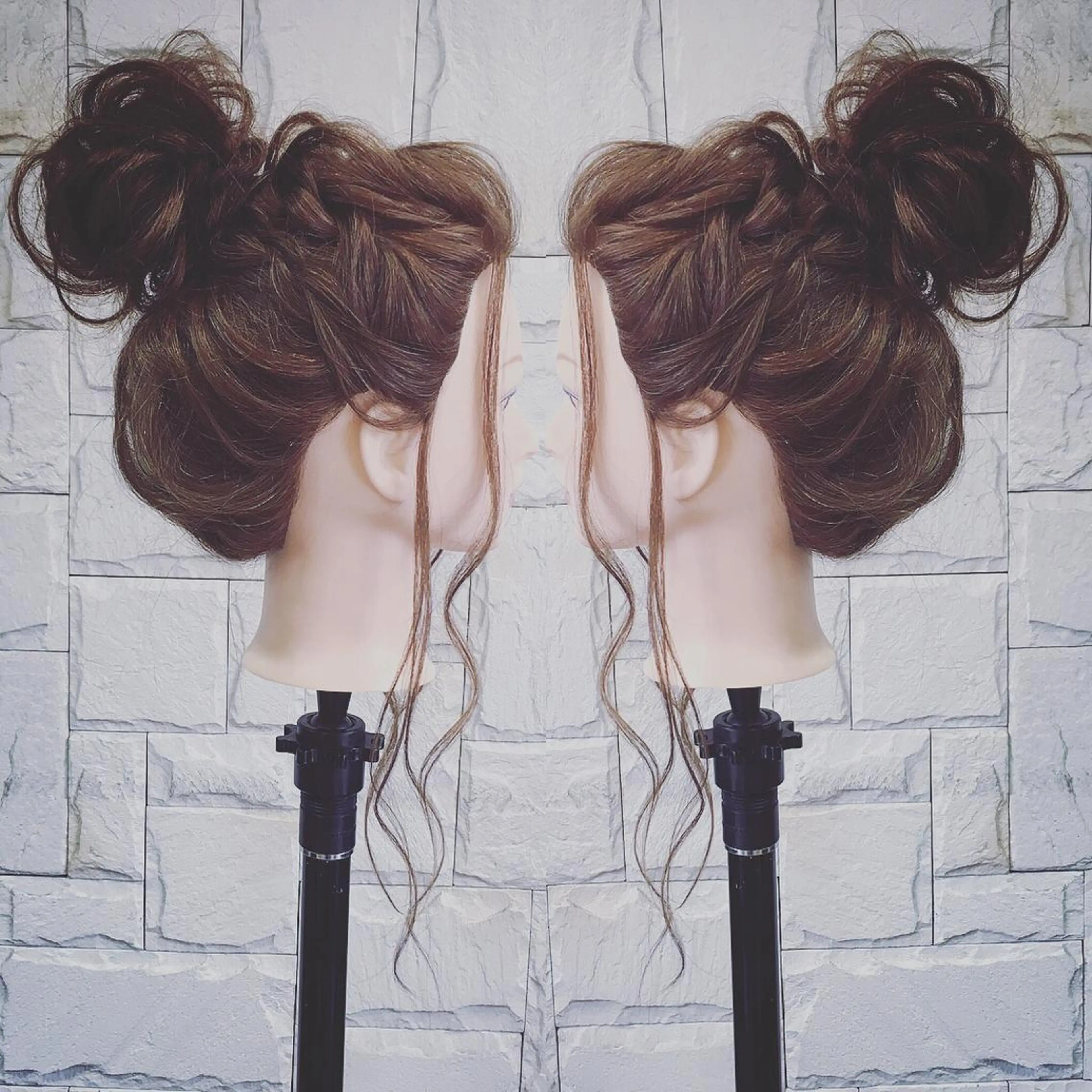 ミディアム ヘアアレンジ お団子ヘア ✨🌿大人可愛い愛さ れhair🌿✨松本のヘアスタイル