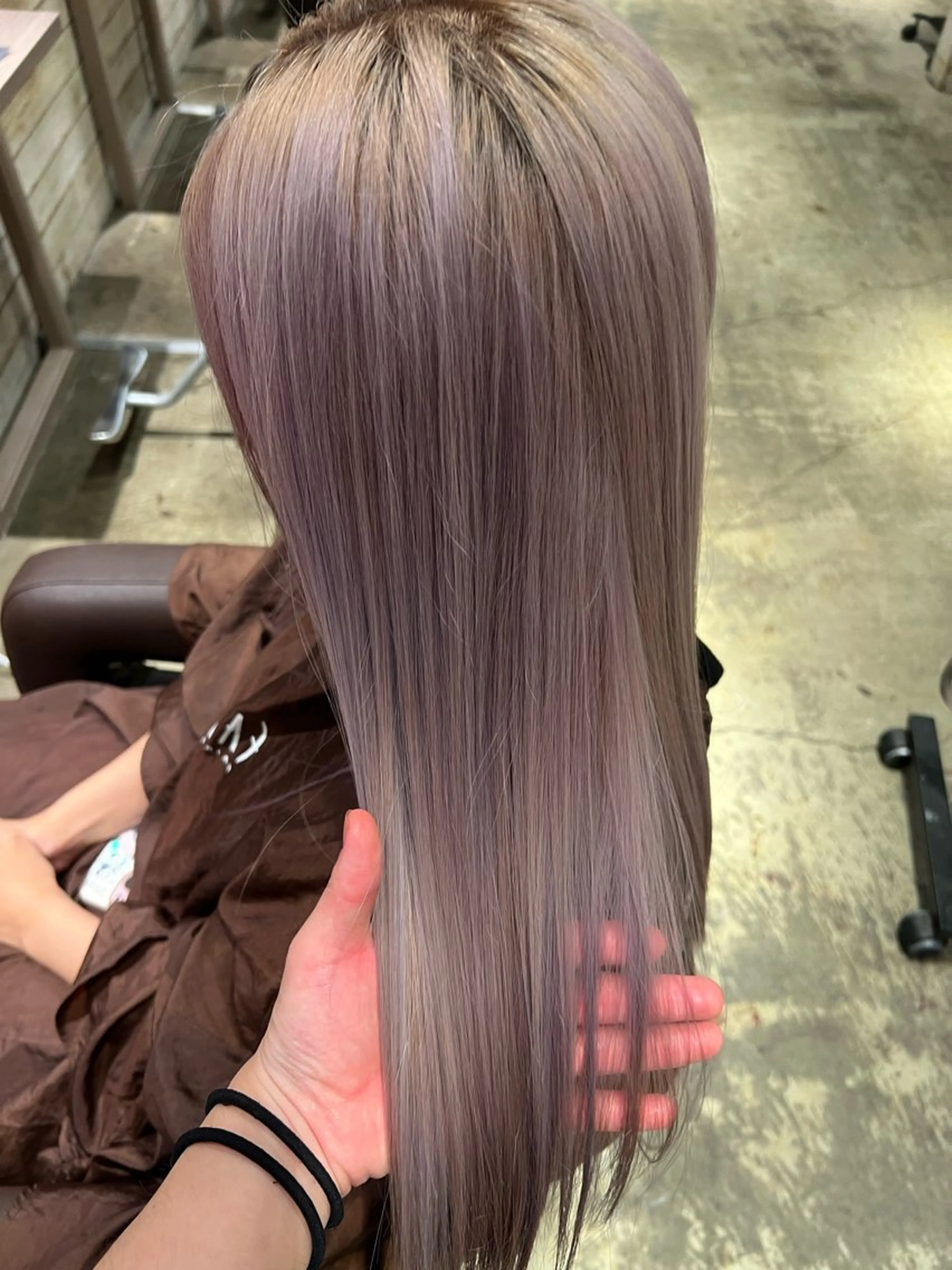 カラー メンズ ヘアカラー 透明感デザインカラー /髙橋/白髪ぼかし可のヘアスタイル