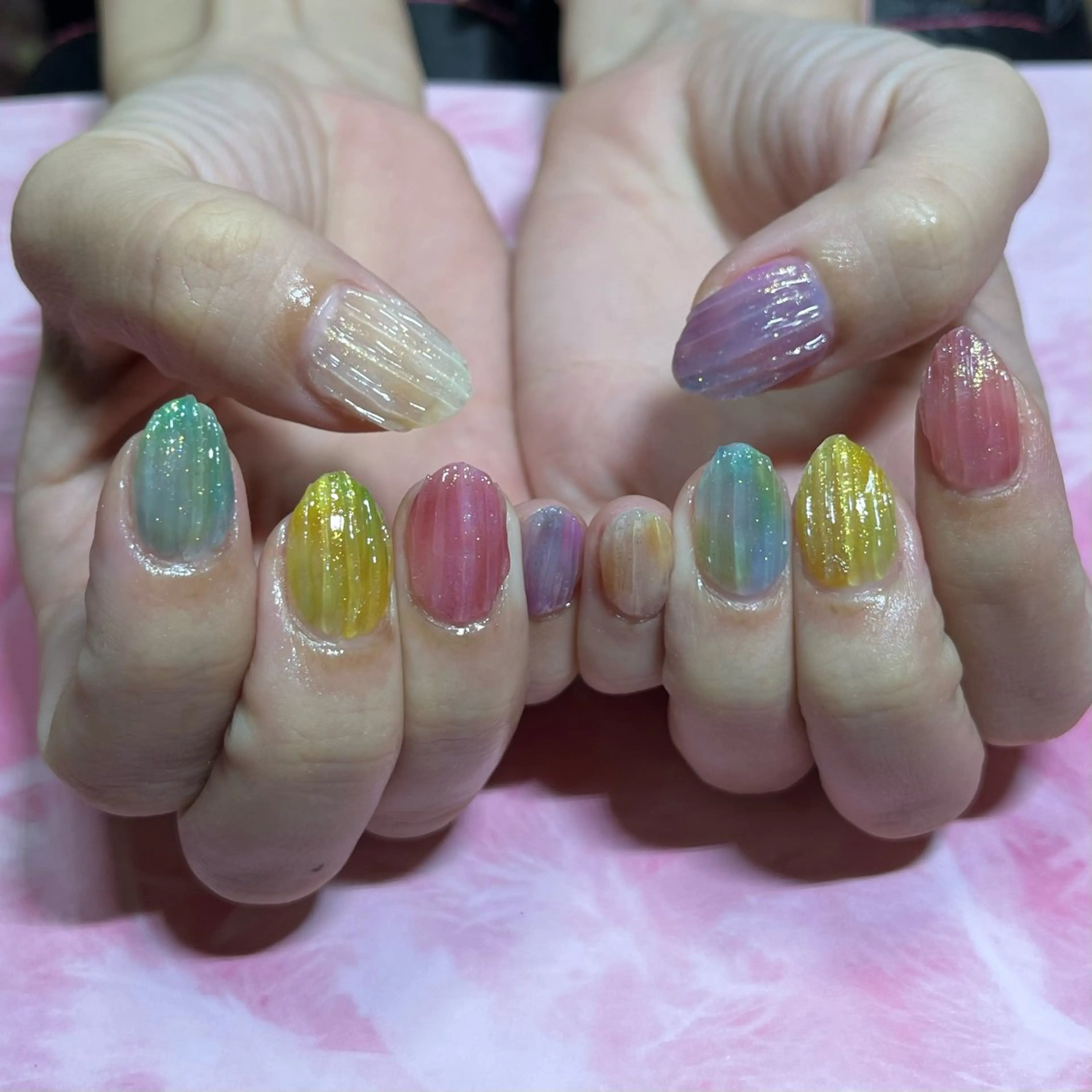 ミディアム ハンドネイル hs nail salonのネイルデザイン