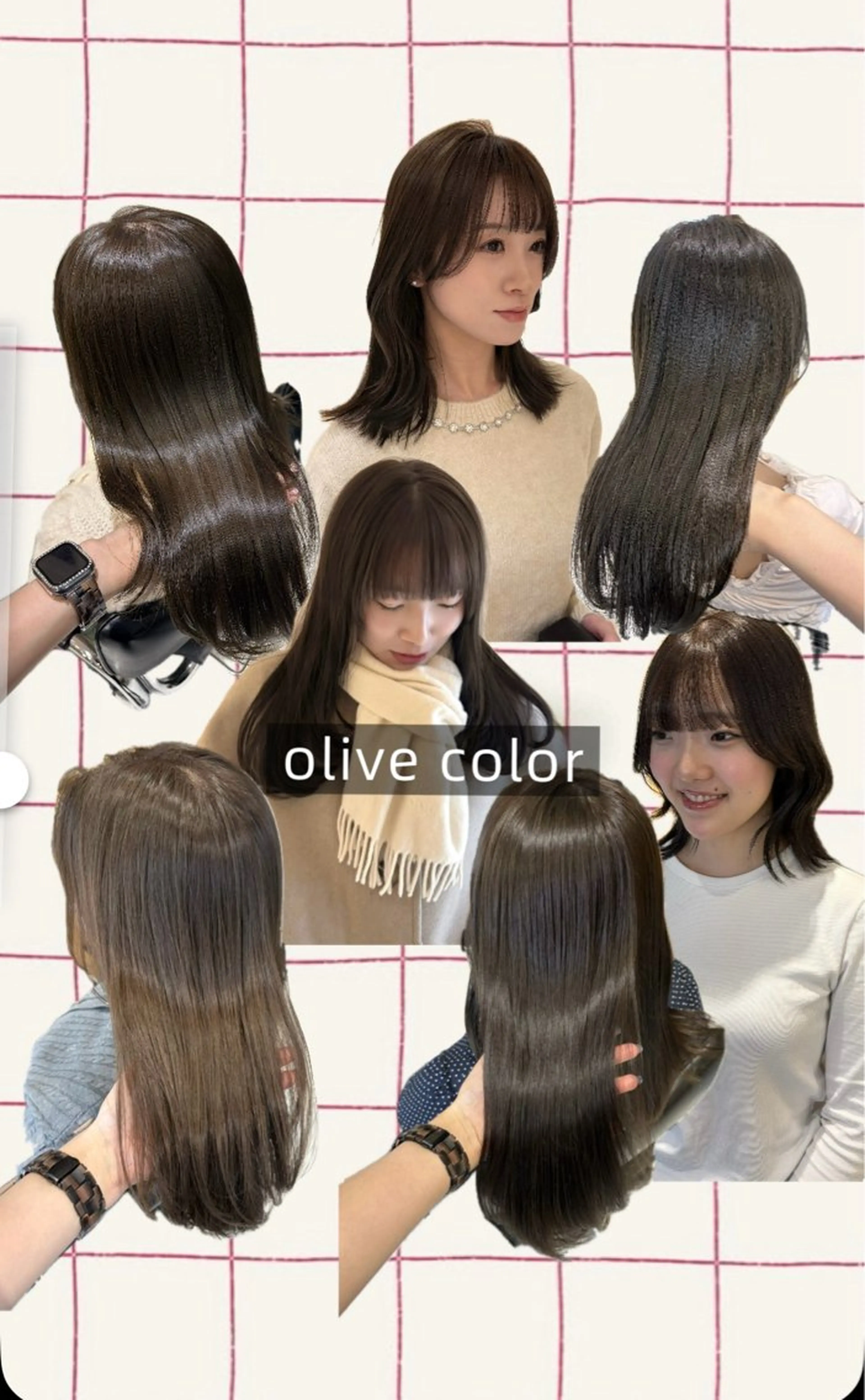 ロング カラー オリーブカラー ヘアカラー トリートメント ヘアセット 垢抜け/レイヤー /艶カラー🪼風香のヘアスタイル