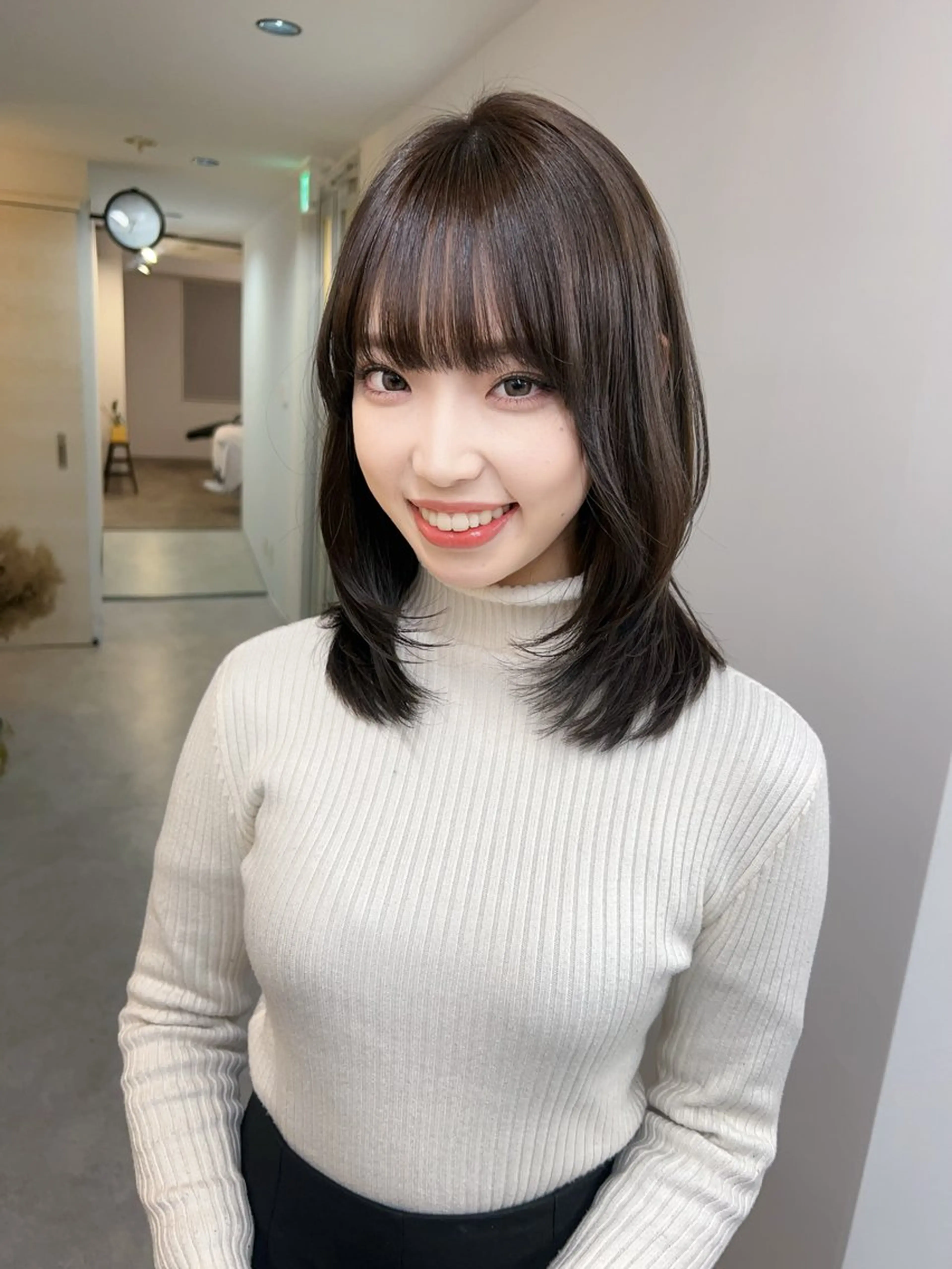 ミディアム カット 韓国レイヤー/ハイ トーン/優太のヘアスタイル