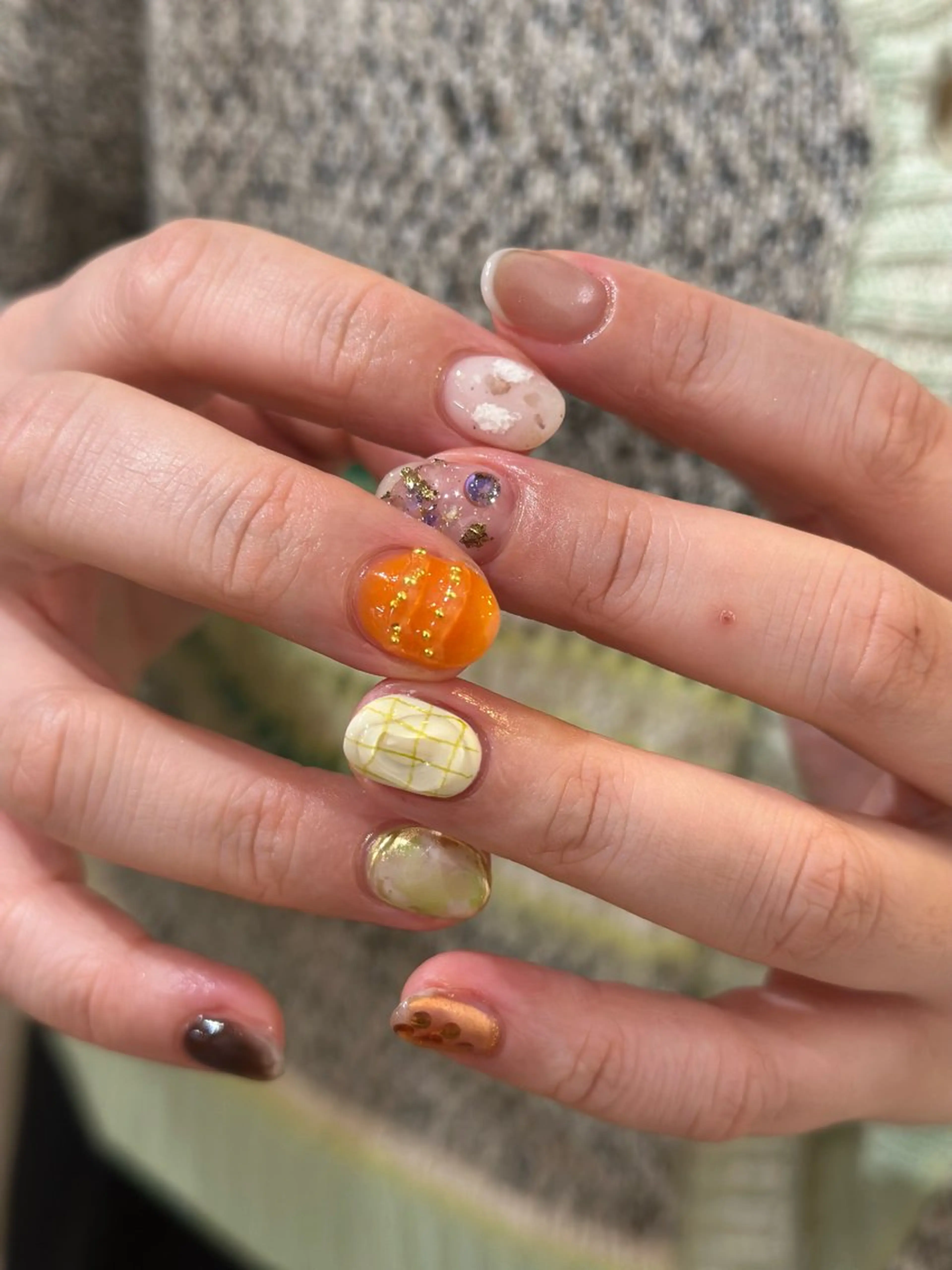 ネイル 韓国ネイル ニュアンスネイル シンプルネイル Signail ＋のネイルデザイン
