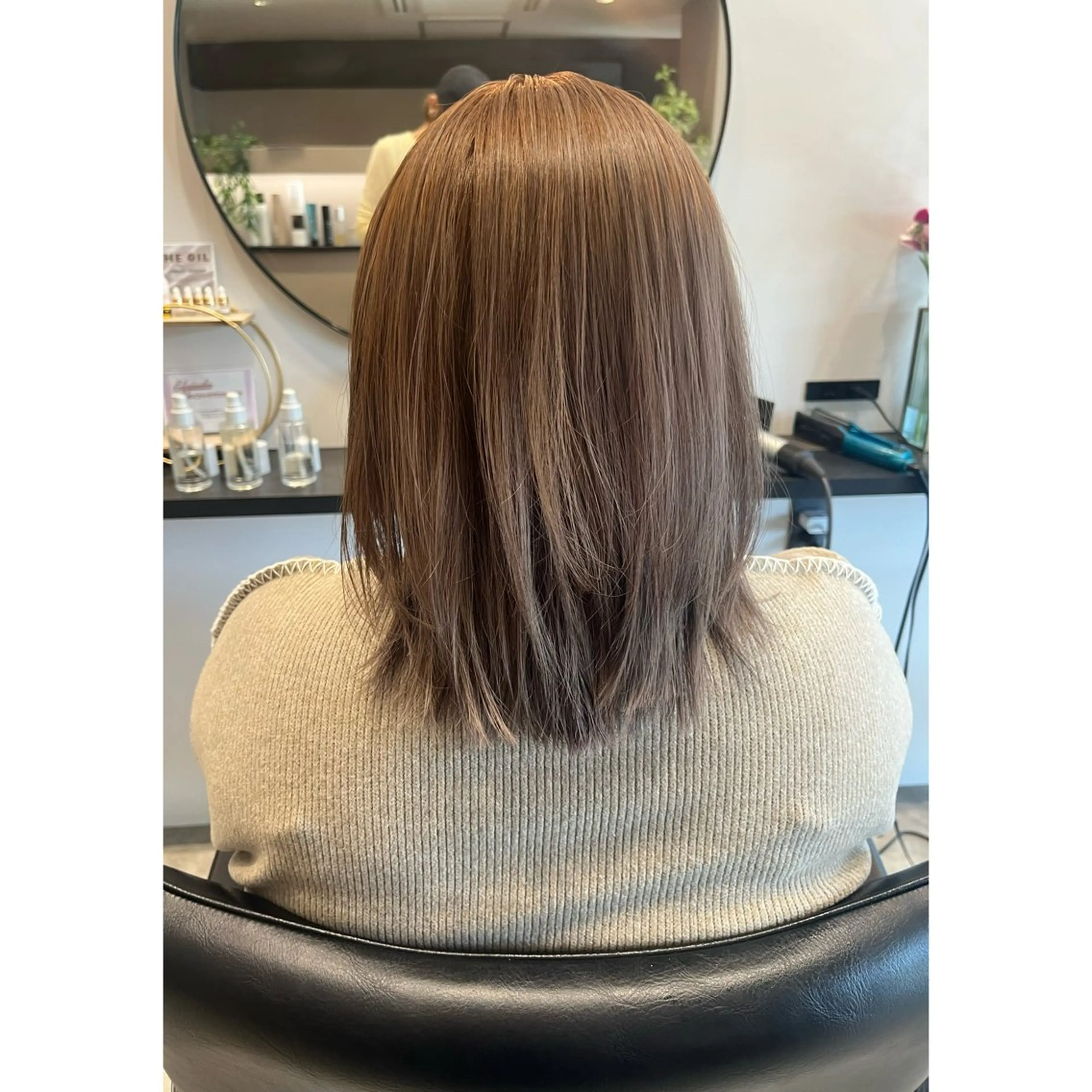 ミディアム 垢抜け/イメチェン color🦩ちあきのヘアスタイル