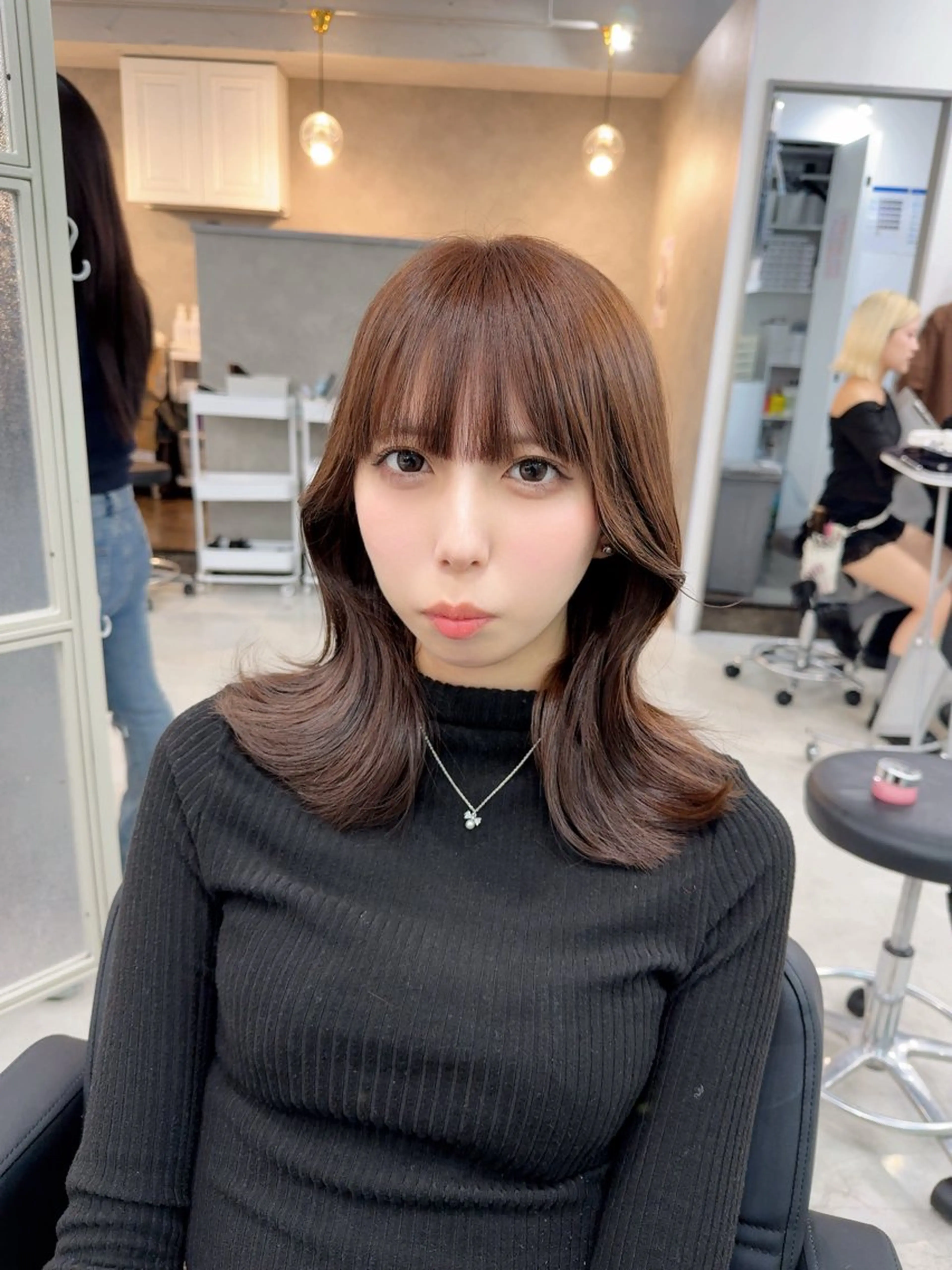 ミディアム MAHO/透明感カラ ー/髪質改善🍒のヘアスタイル