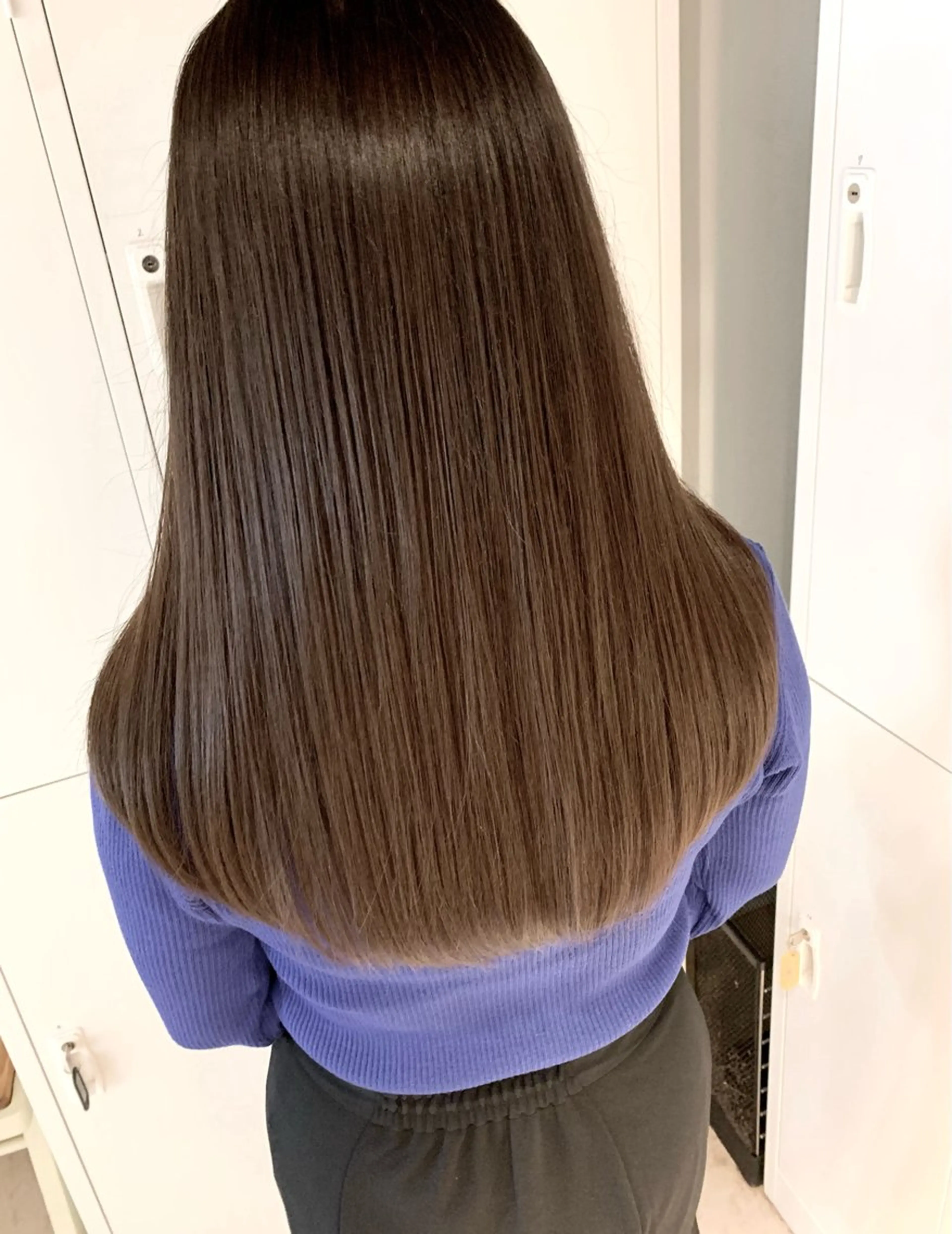 セミロング 髪質改善 トリートメント ✨ハイトーン✨艶髪 ✨髪質改善✨和田のヘアスタイル