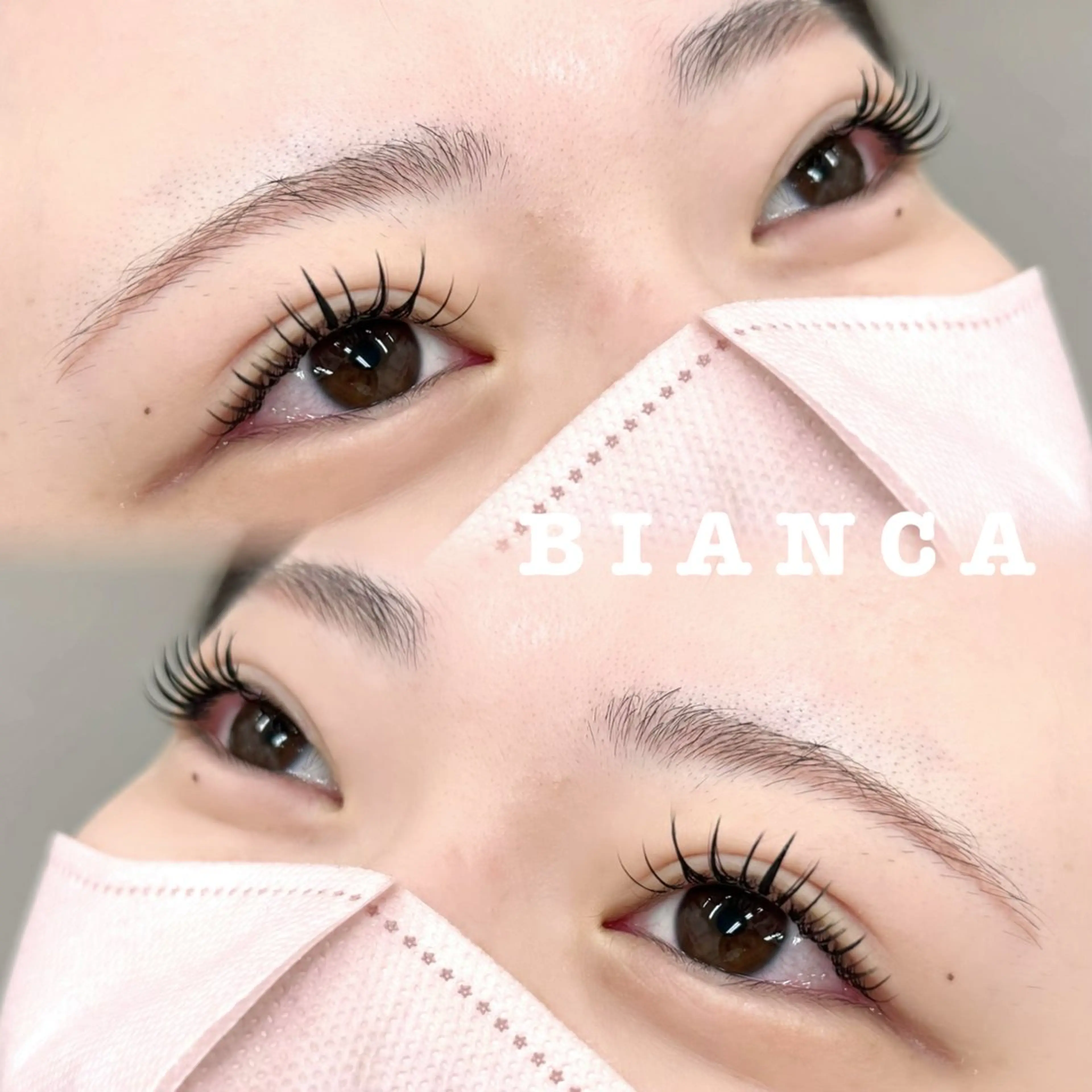 <＆healthy > フラットラッシュ100~120本+まつ毛パーマ ¥9,930-10,430 三田/田町の写真