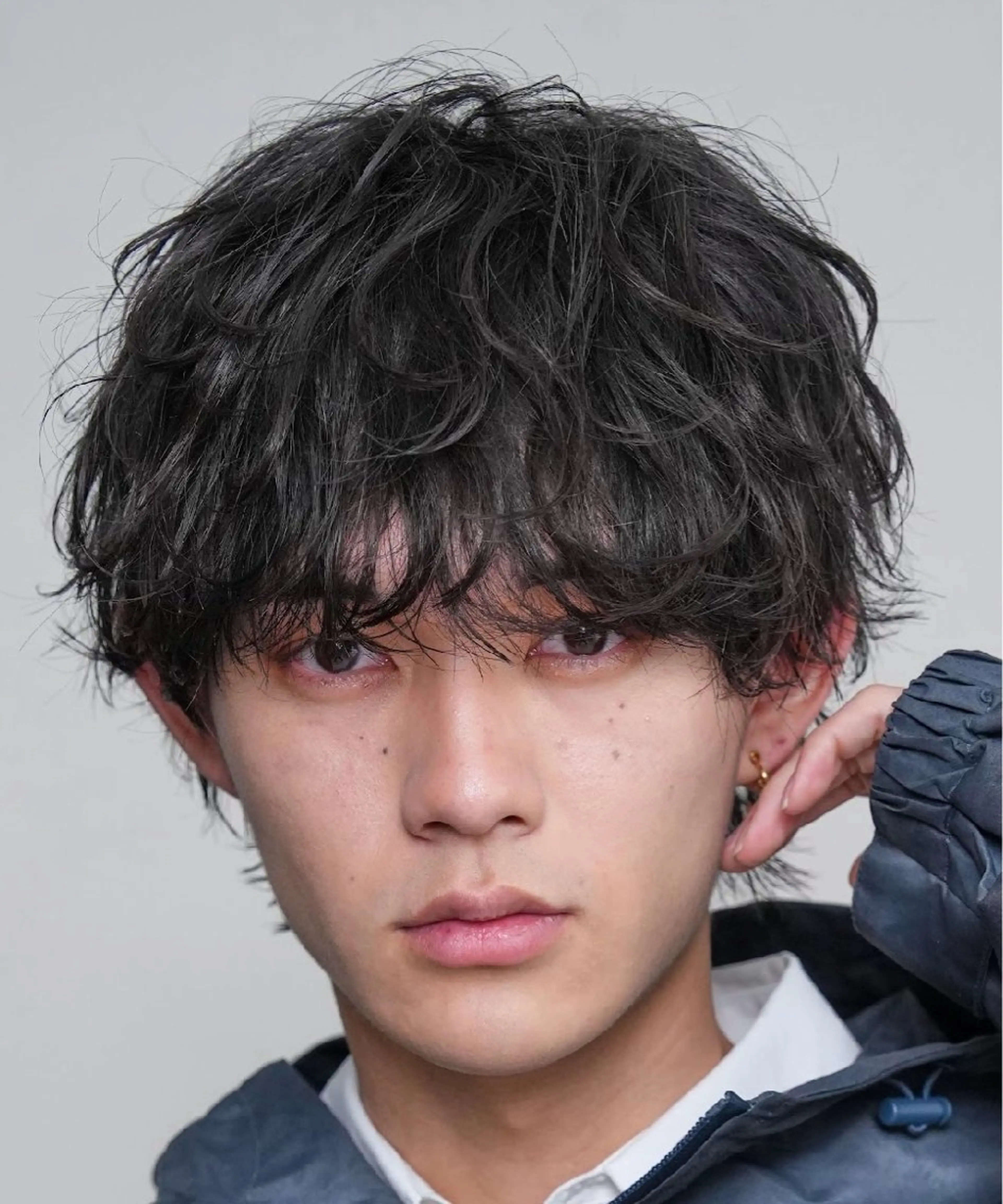パーマ メンズ センターパート マッシュ メンズパーマ プードルパーマ メンズツイストパーマ カット パーマ トリートメント 仙台波巻きパーマ/ fifth/遠藤楓雅のヘアスタイル