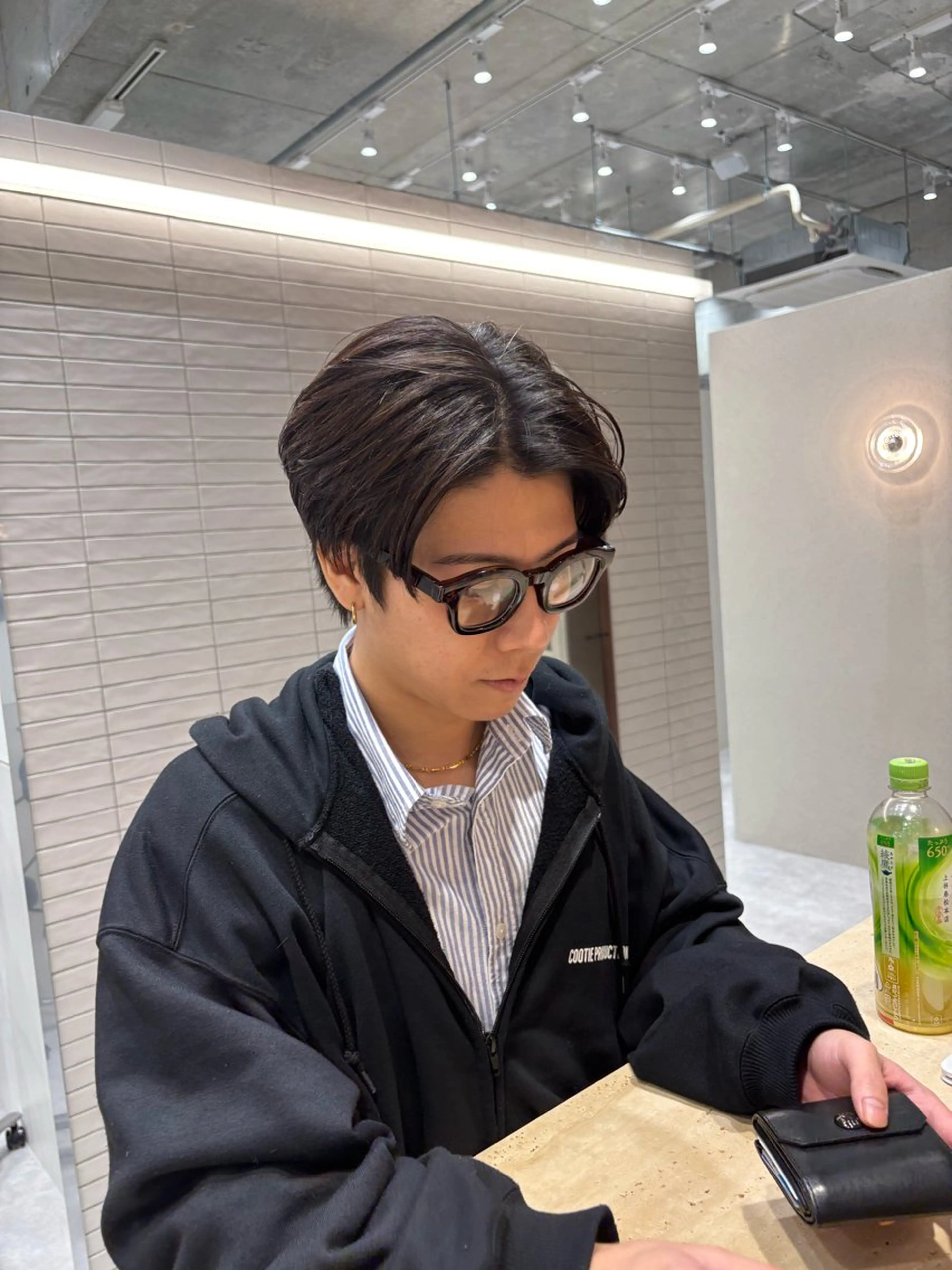 ショート カラー メンズ カット ヘアカラー 吉武 茂暉のヘアスタイル