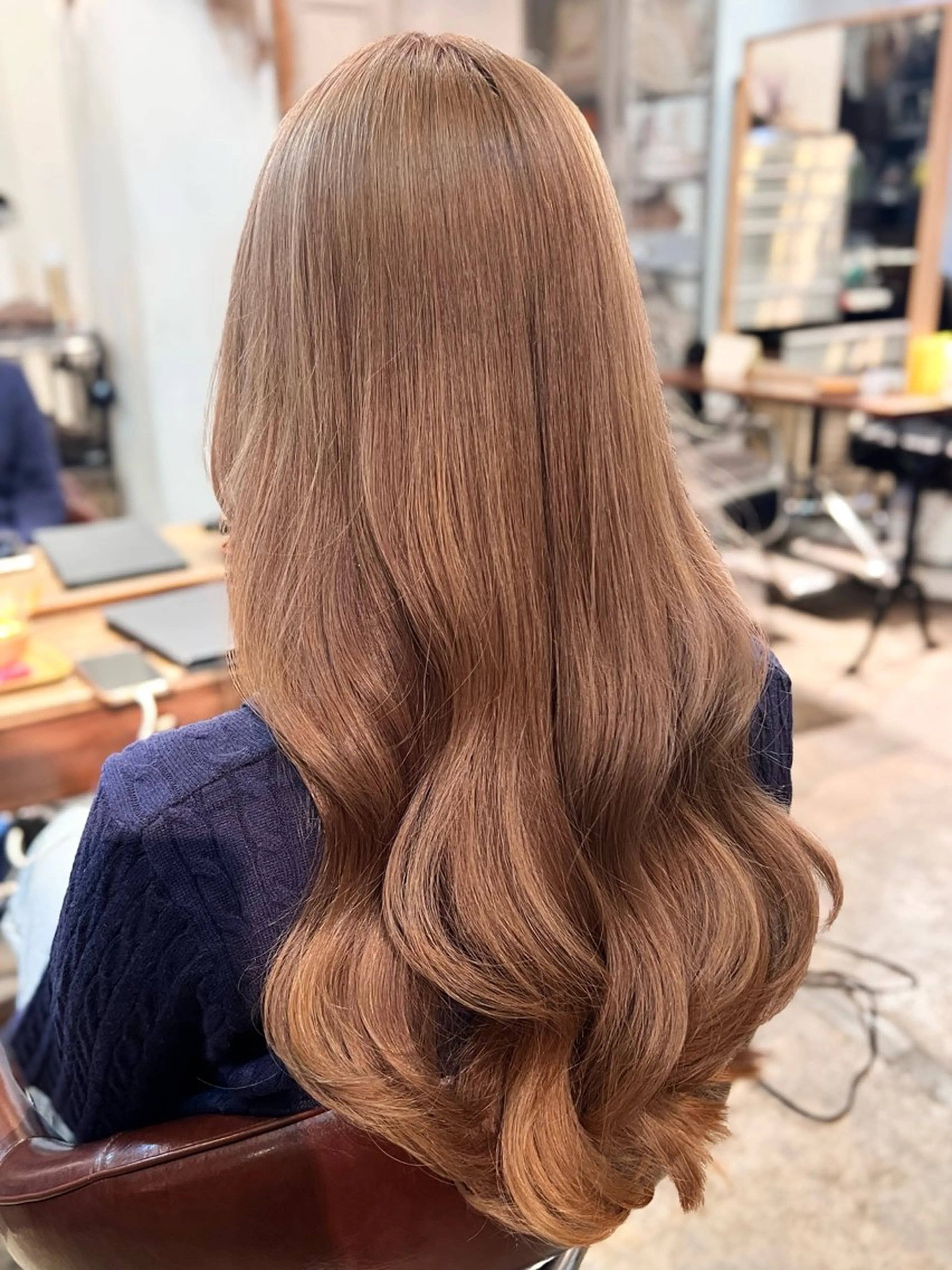 似合わせカット+ダブルカラー+ケアトリートメントの写真