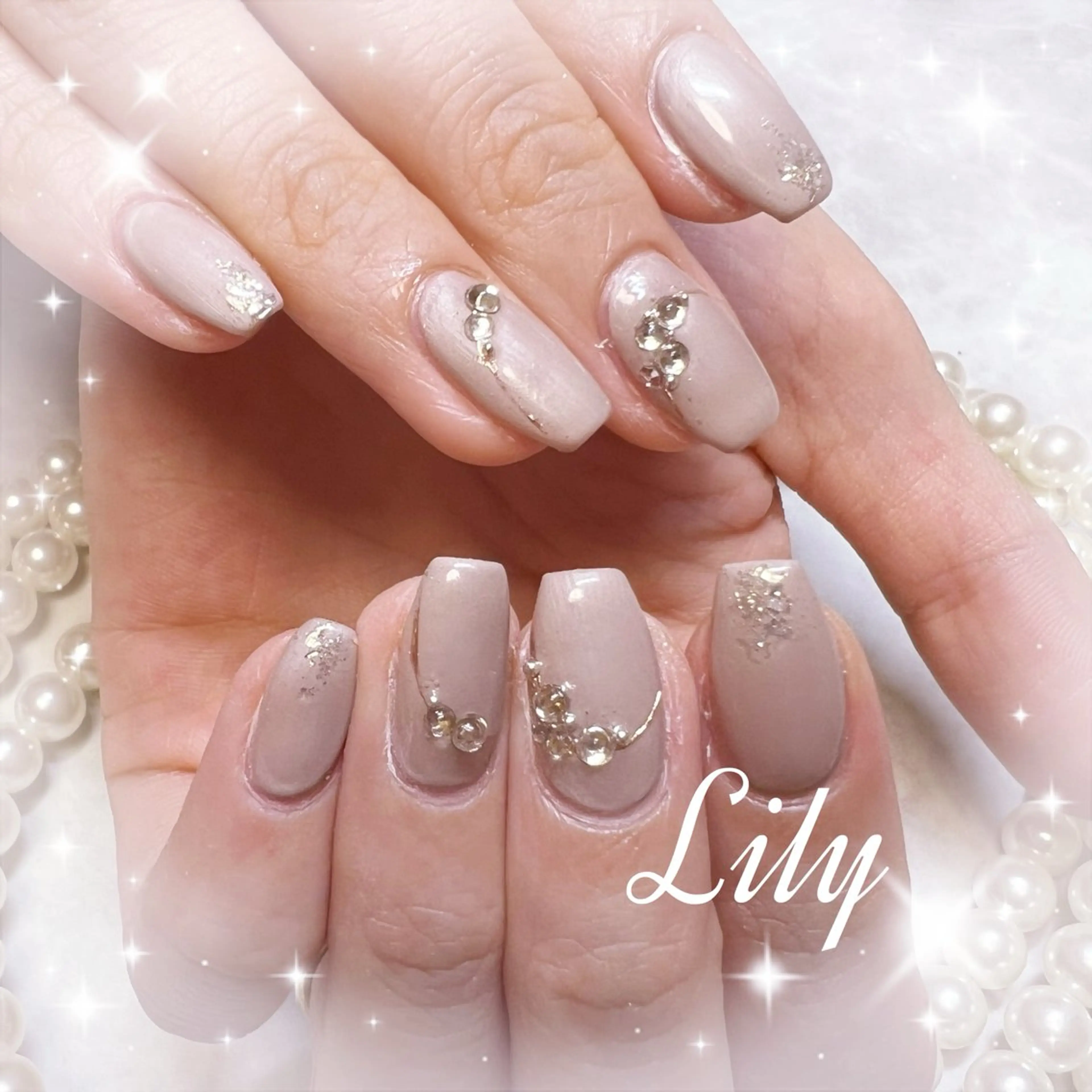 ネイル ハンドネイル Lily*nail 🌻Mii🌻のネイルデザイン
