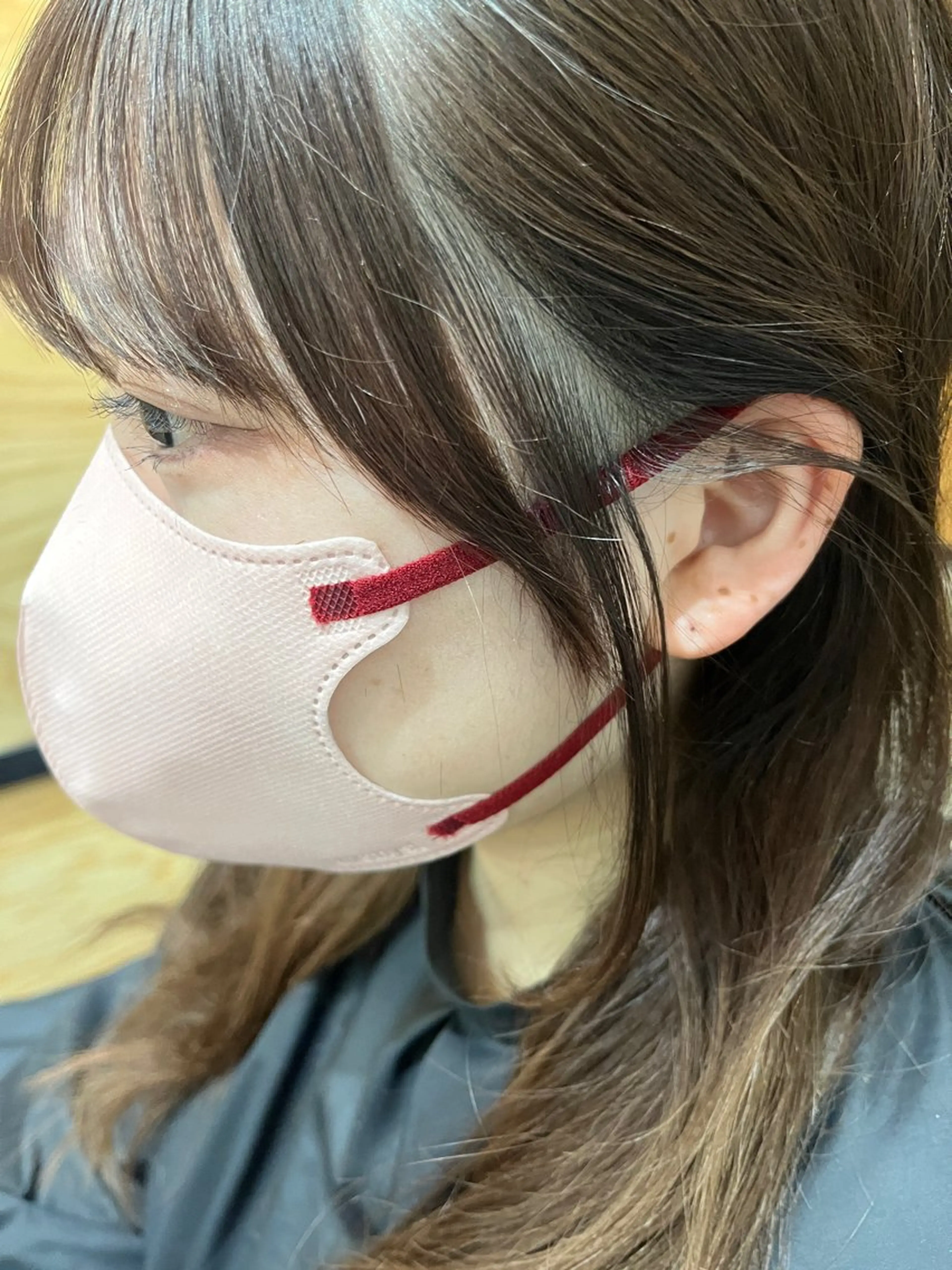 ミディアム カラー 久木原 ゆりのヘアスタイル