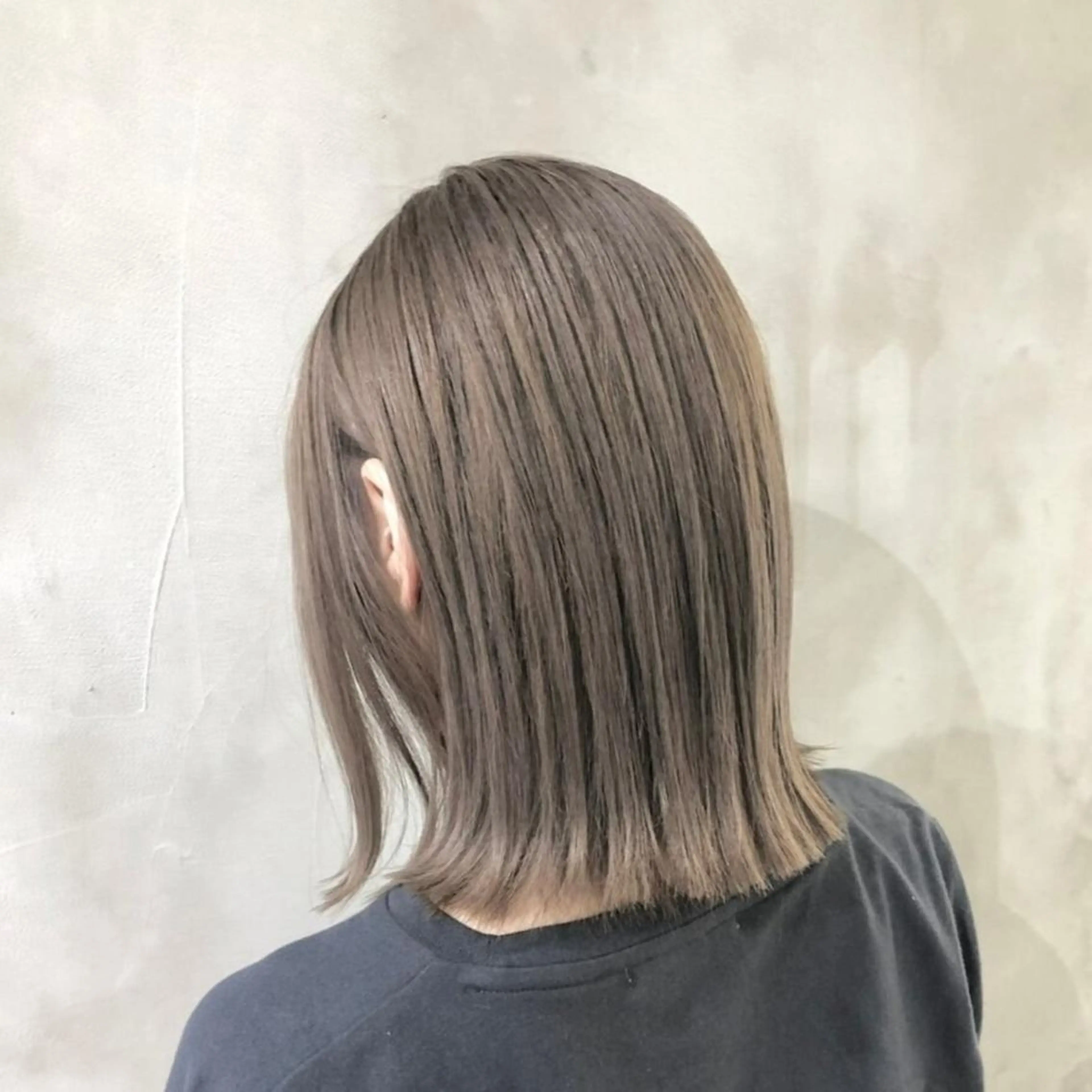 ミディアム まろみ暖色×ボブ ×chia🕯のヘアスタイル