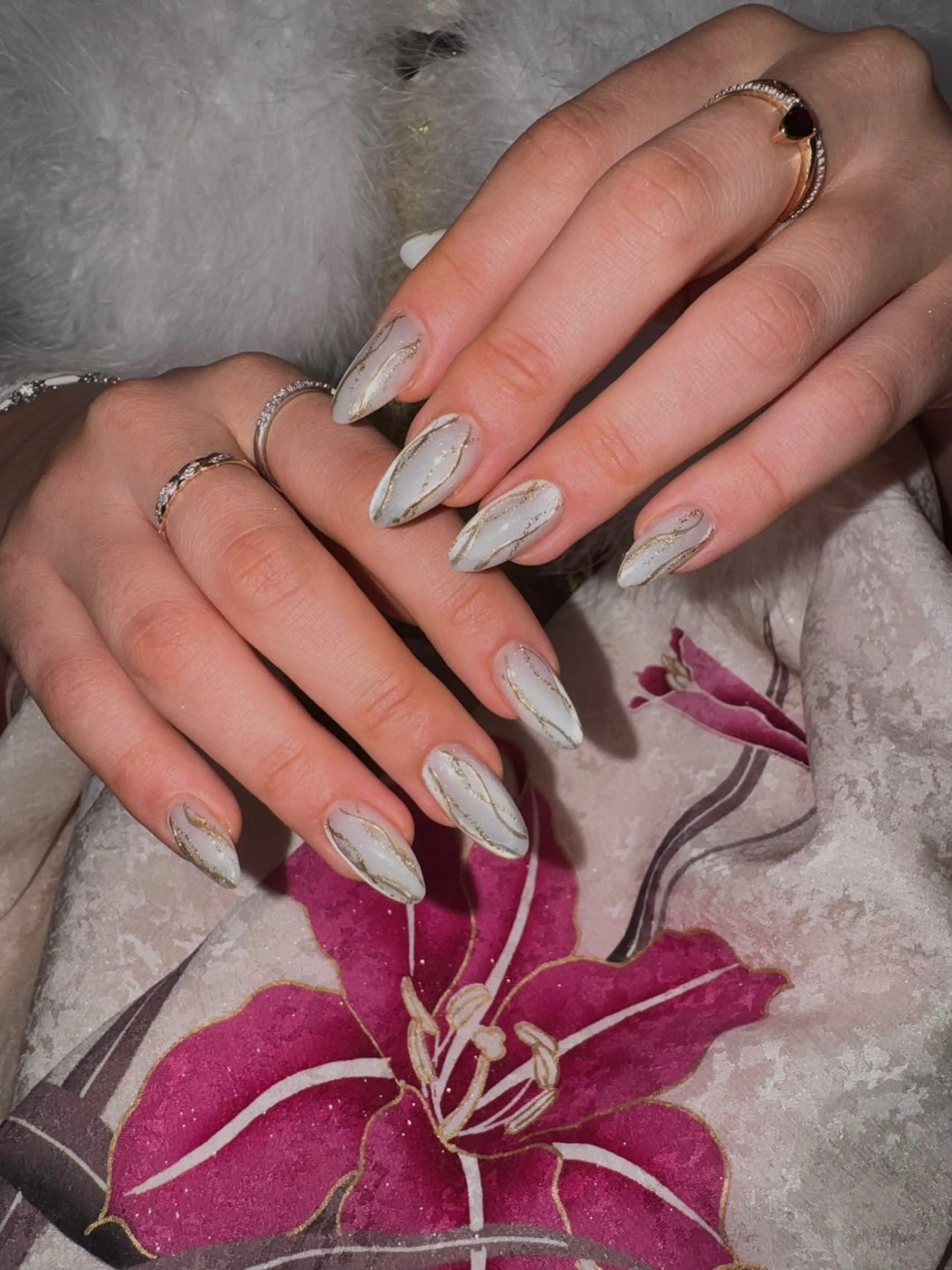 ネイル 成人式 DARIA Nailsのネイルデザイン