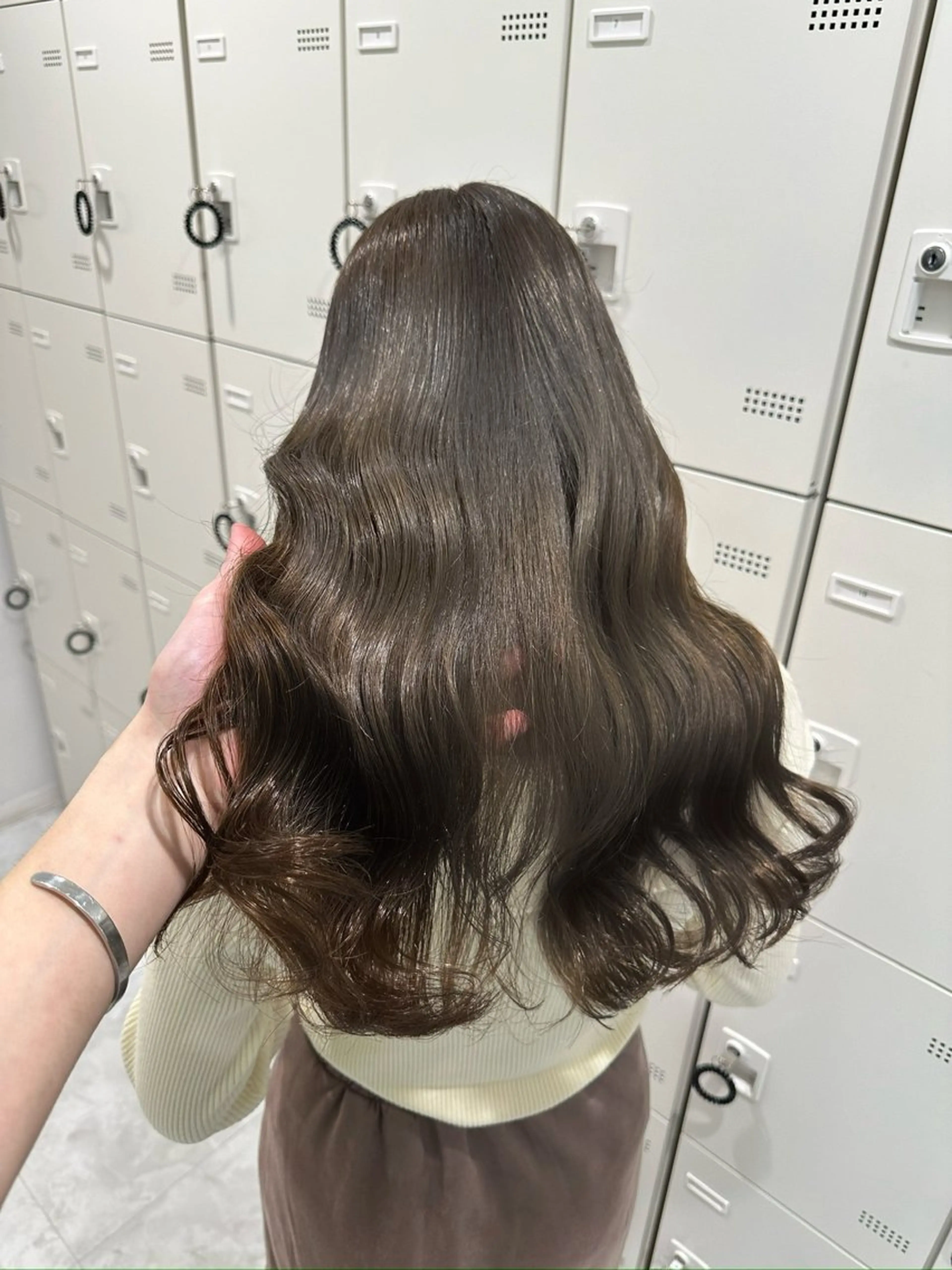 カラー ヘアカラー トリートメント ブリーチ縮毛矯正加藤 赤み無し透明感ヘアのヘアスタイル