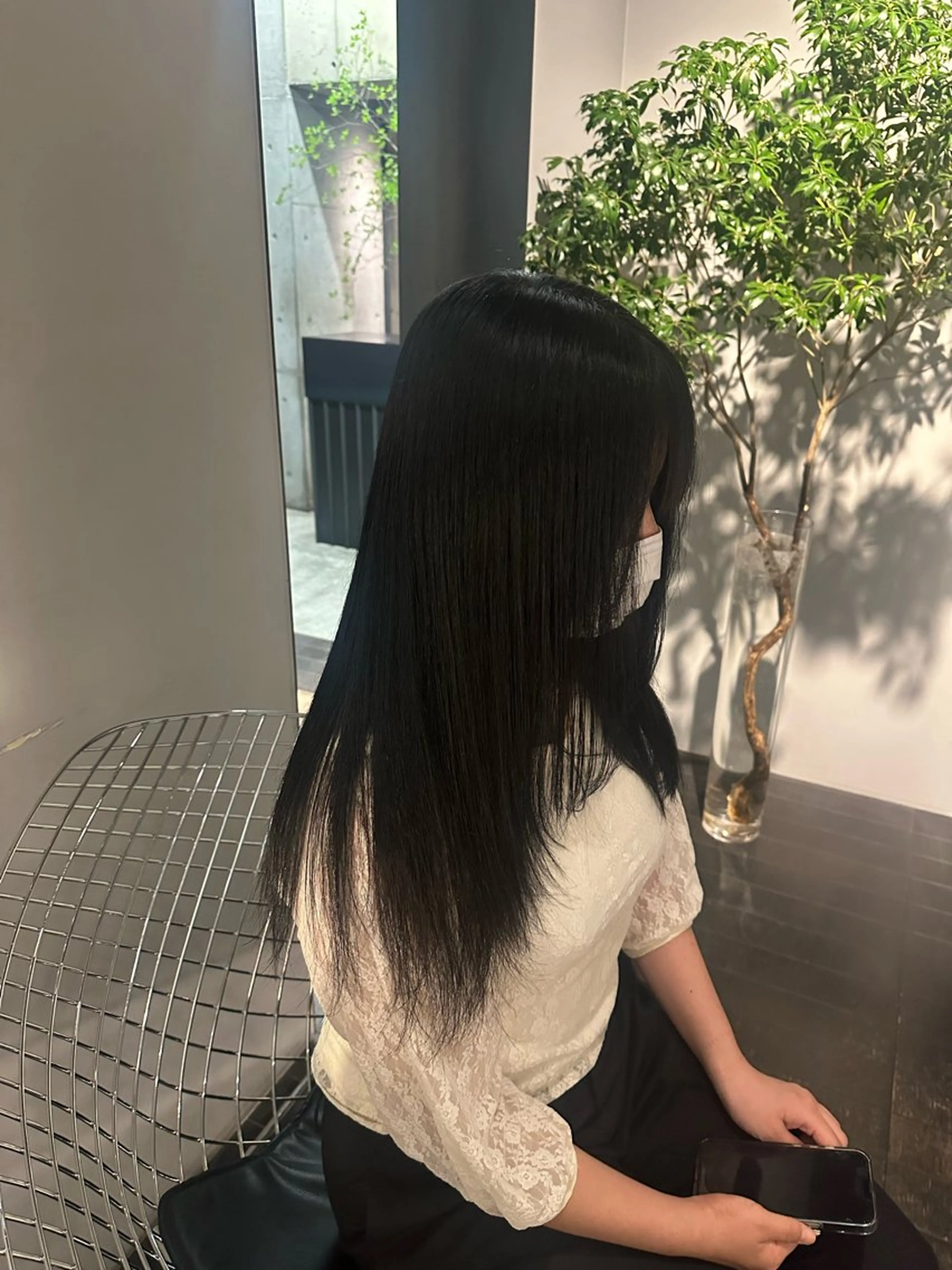 ロング 西 美羽のヘアスタイル