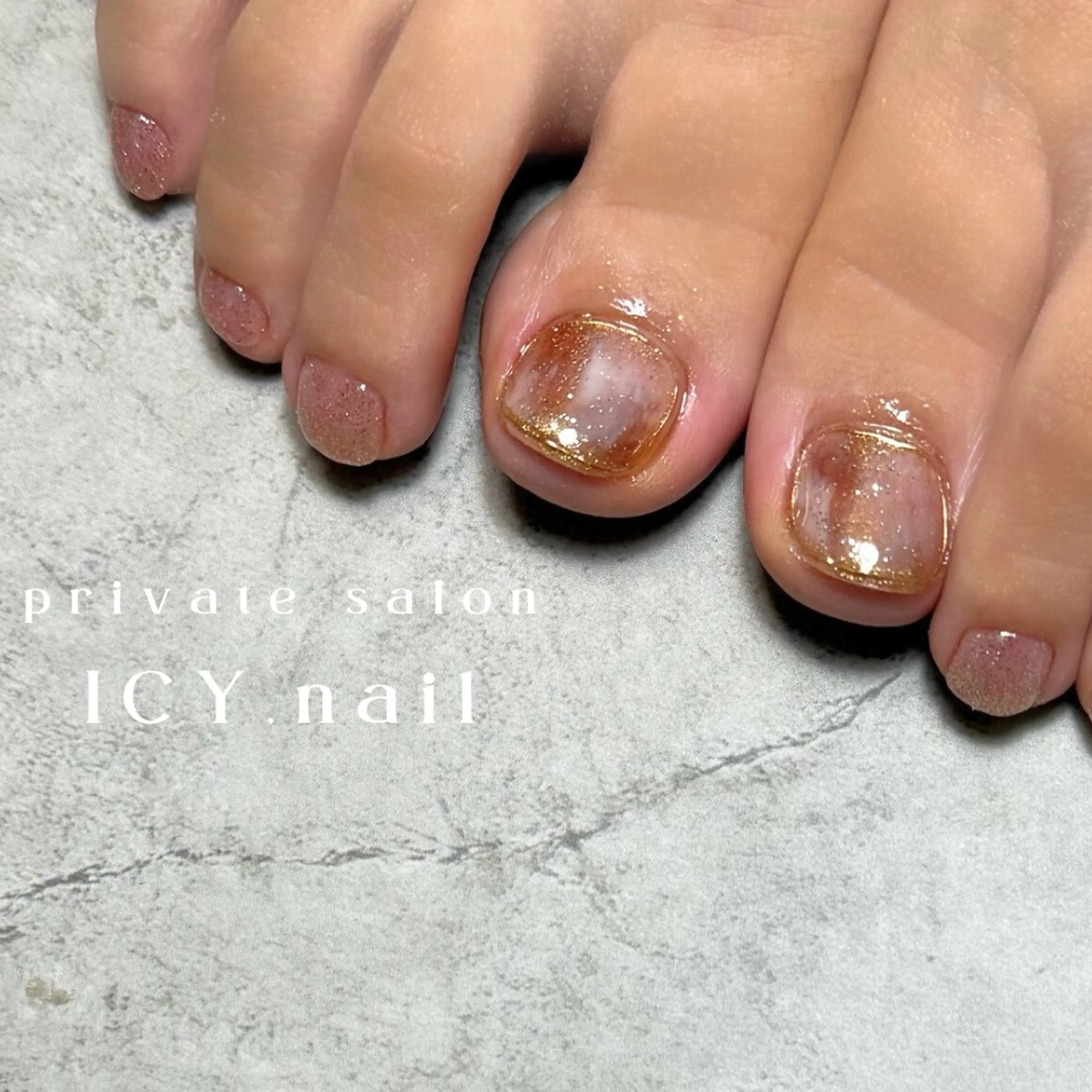ネイル フットネイル ICY,nail REINAのネイルデザイン