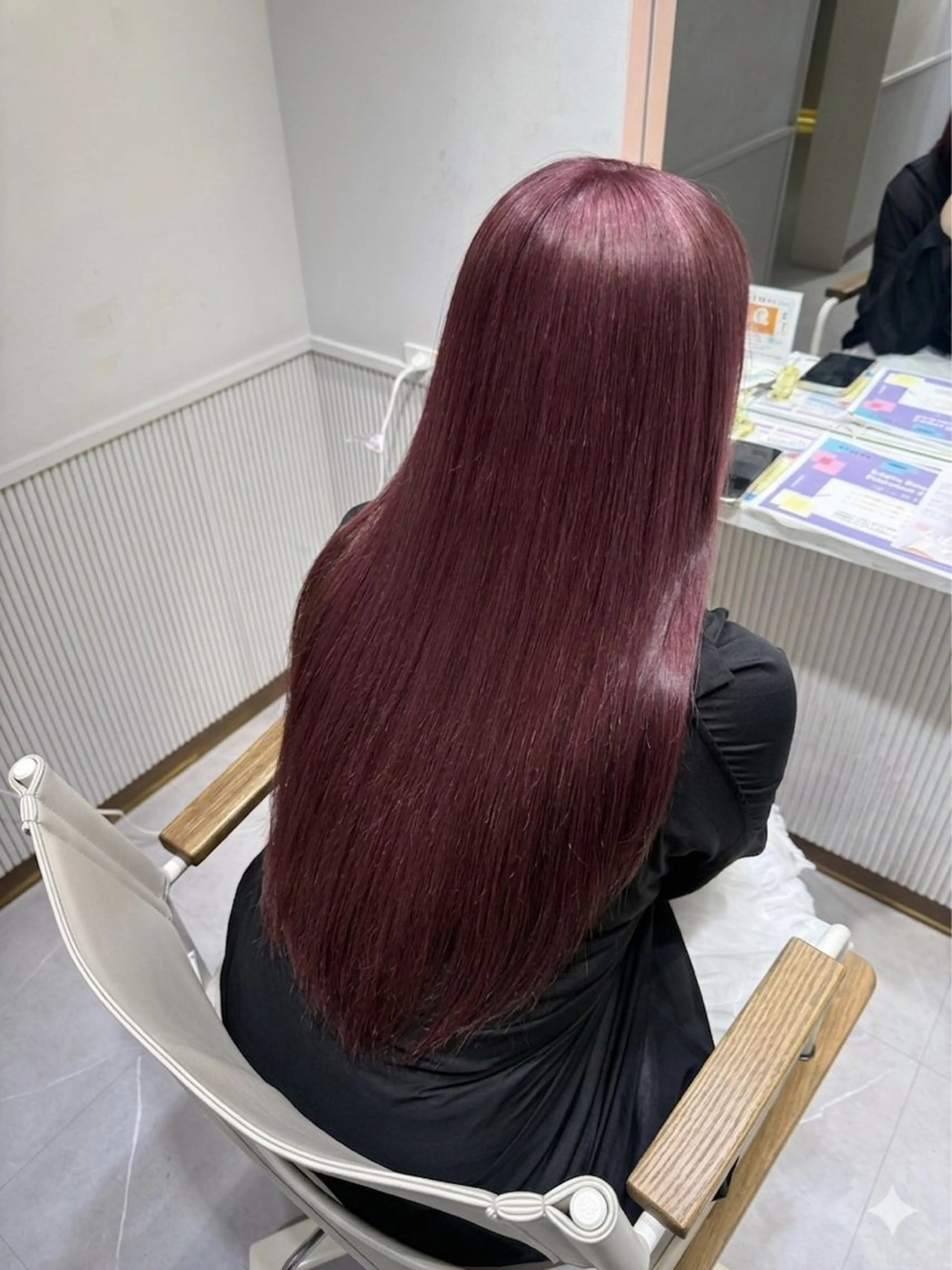 カラー ブリーチ ピンクカラー ローズカラー ヘアカラー トリートメント 暖色カラー/艶髪/ 韓国/ひなのヘアスタイル