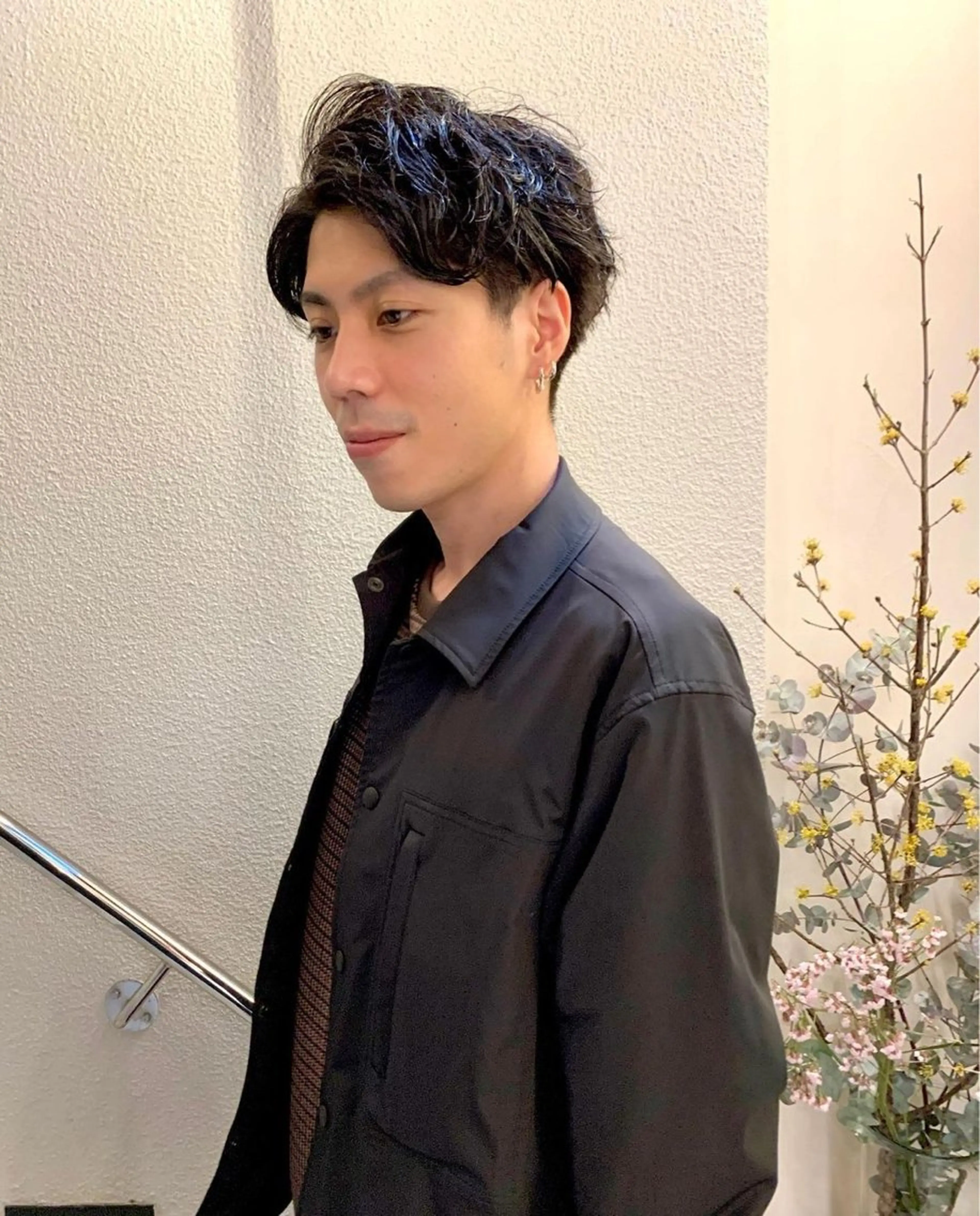 ショート パーマ メンズ メンズパーマ ショートヘア 🌿ボブ パーマ高橋啓太🌿のヘアスタイル