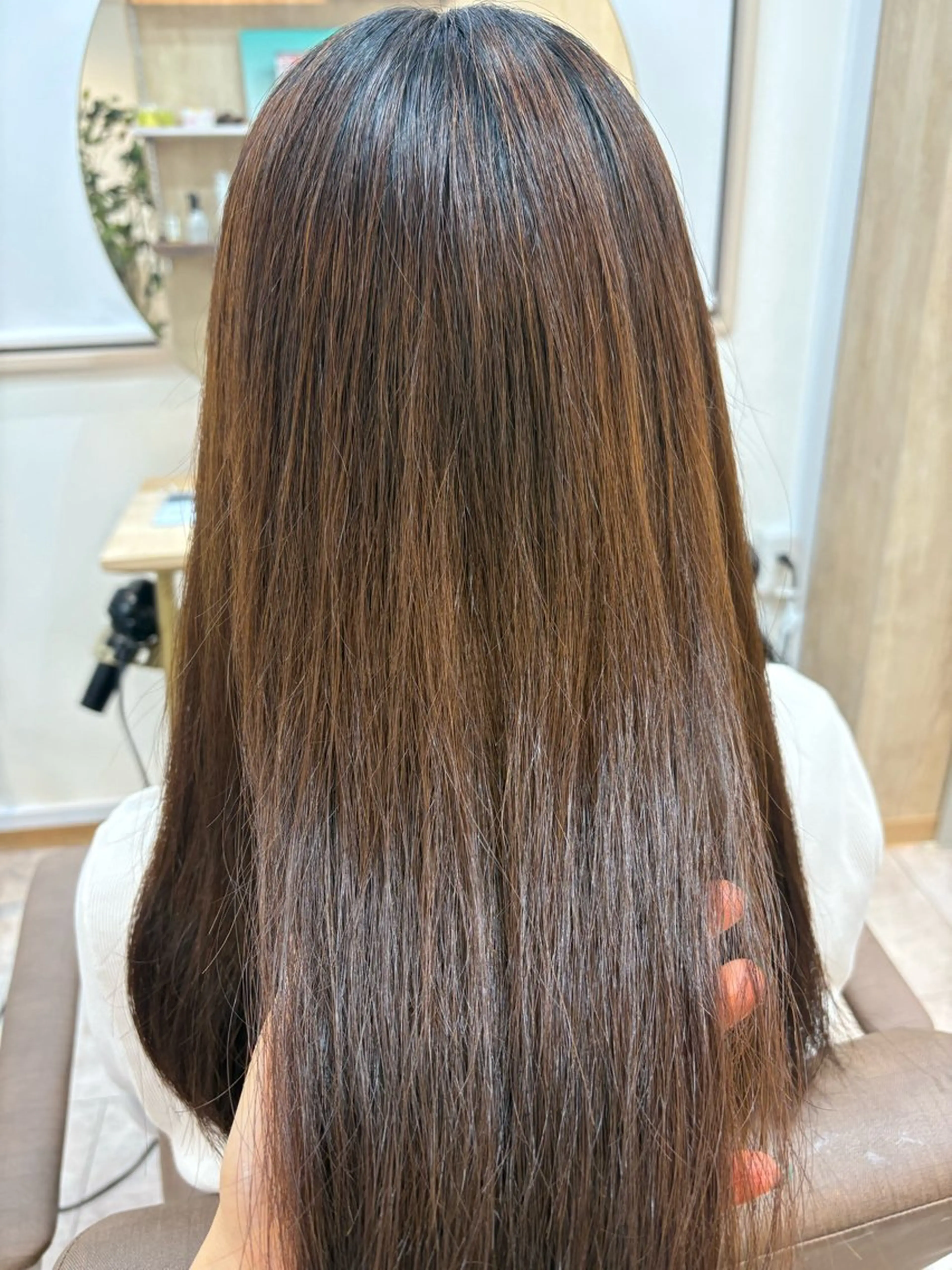 セミロング カット ヘアカラー トリートメント TELA HAIR 幕張本郷店　千尋のヘアスタイル