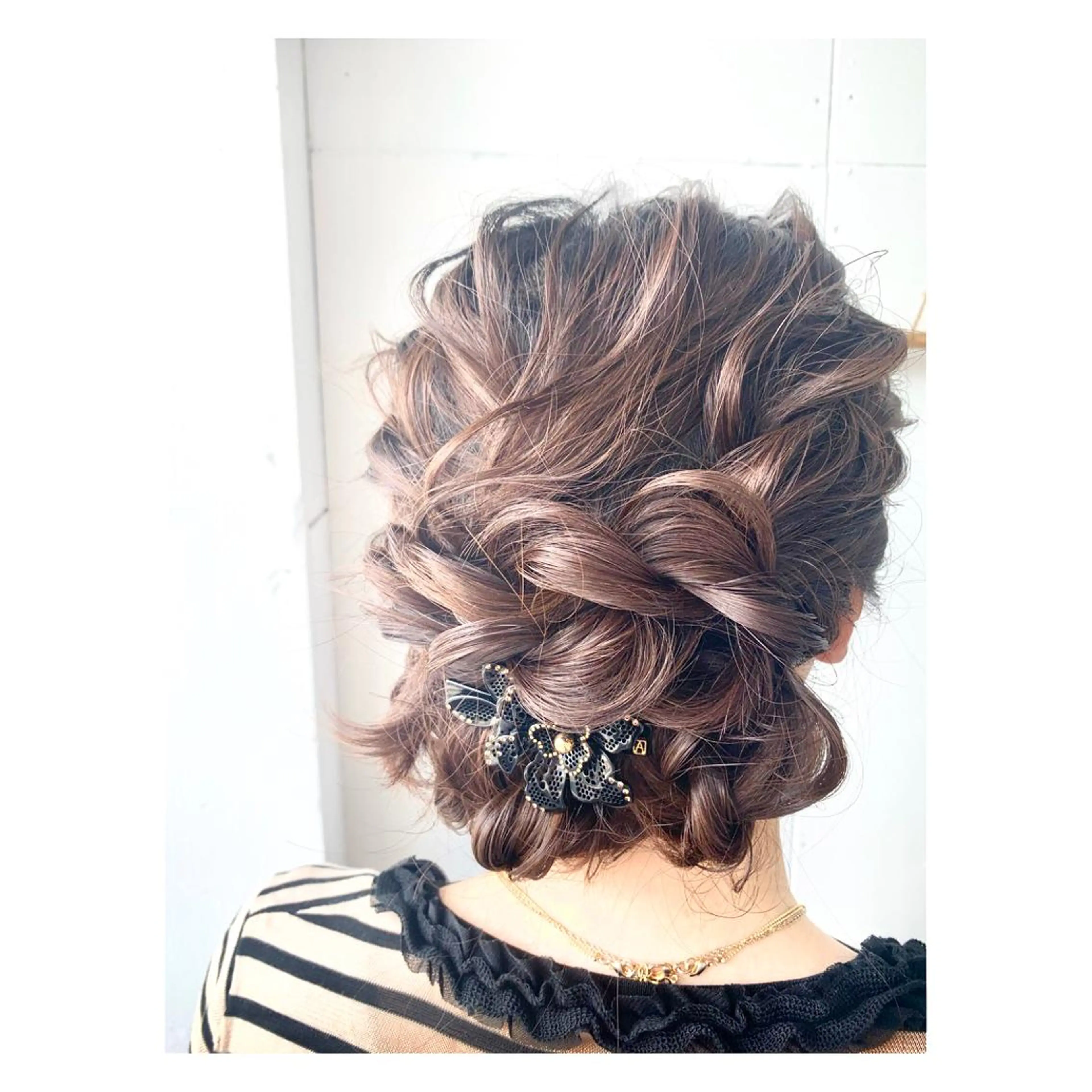 ミディアム ヘアアレンジ RINKA 琳茄のヘアスタイル