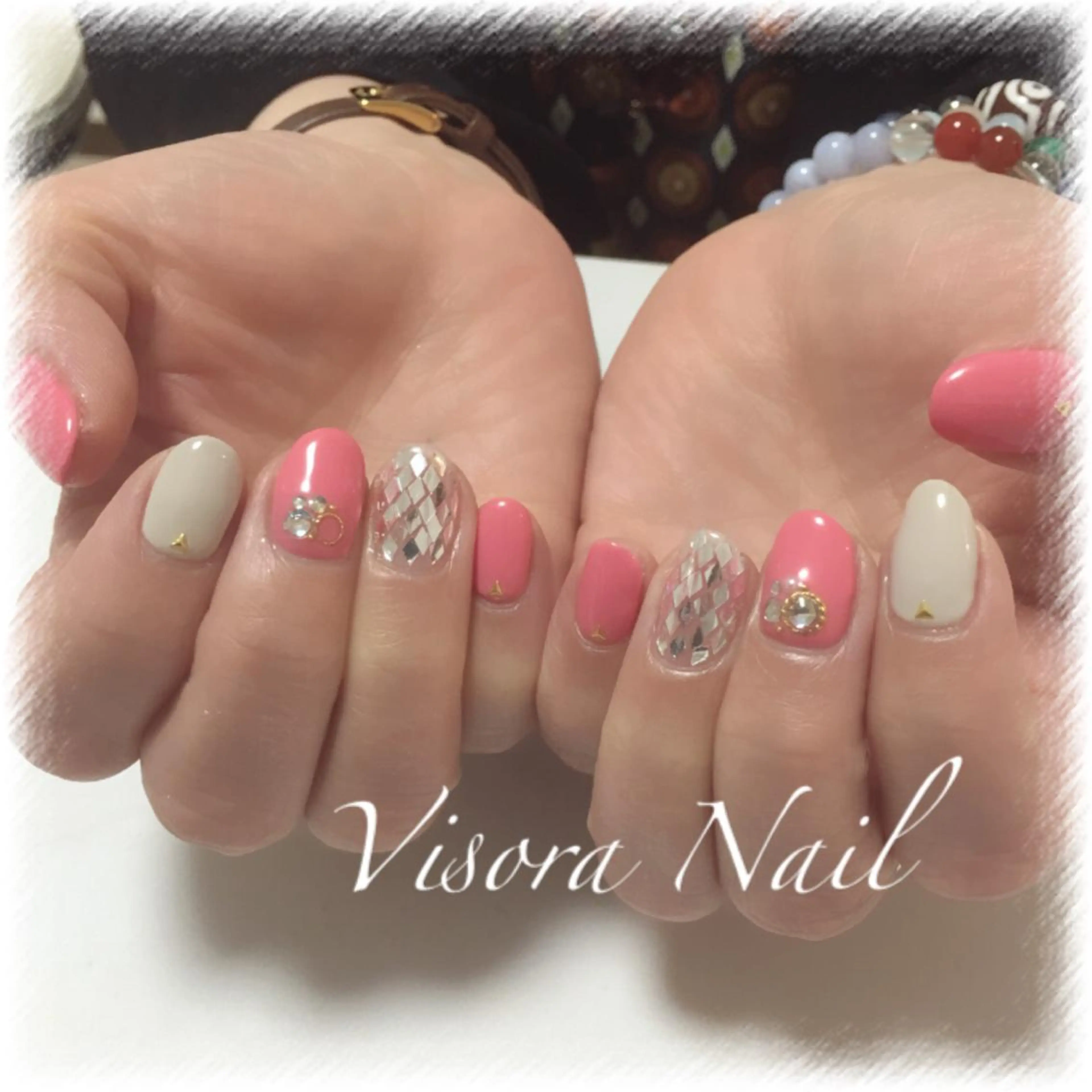 ネイル アートネイル ホログラムネイル 美SORA ～ｳﾞｨｿﾗ～のネイルデザイン