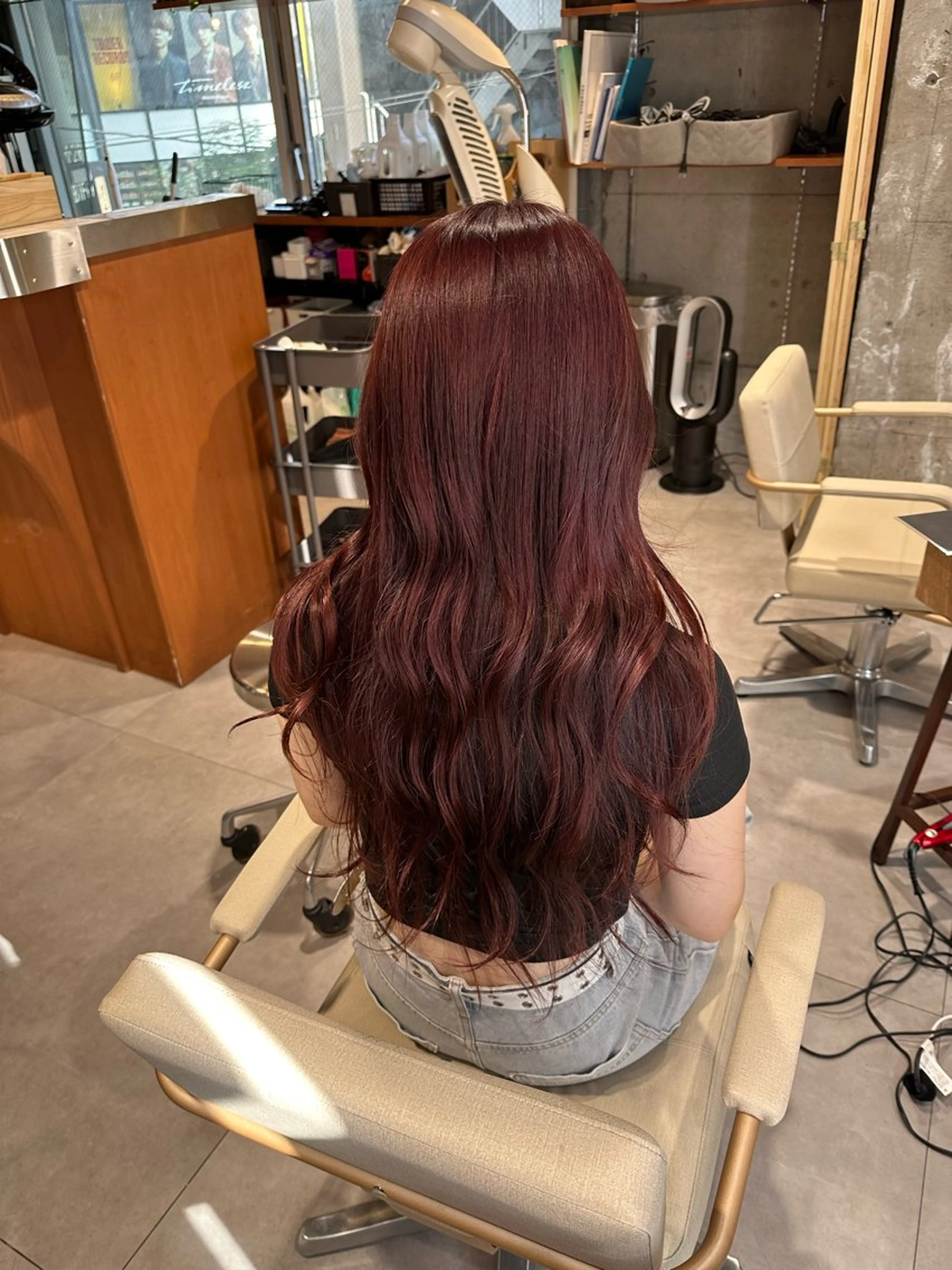 カット＋ケアブリーチなしダブルカラー(前処理・後処理付き)の写真