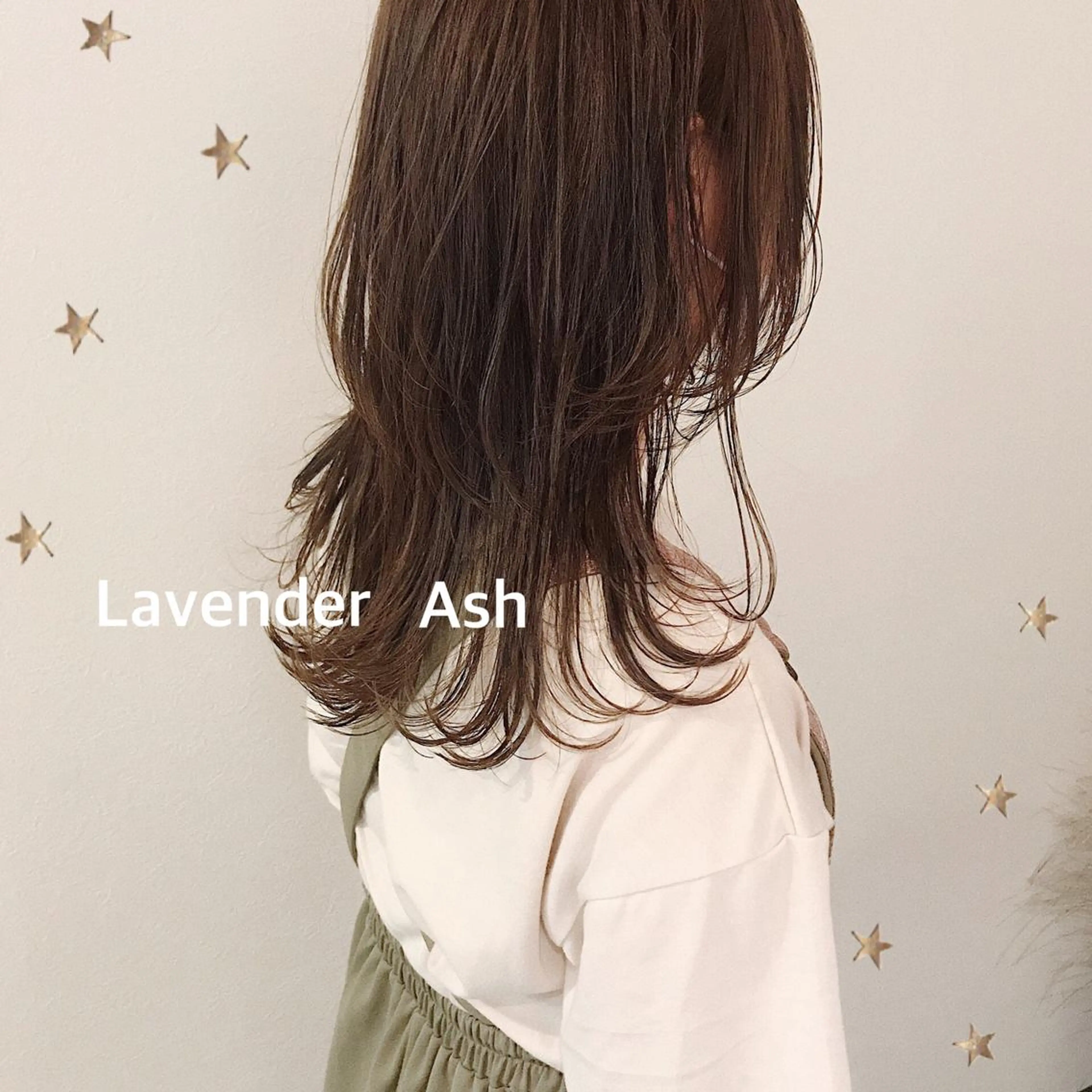 セミロング カラー カット ヘアカラー 市川 千夏のヘアスタイル