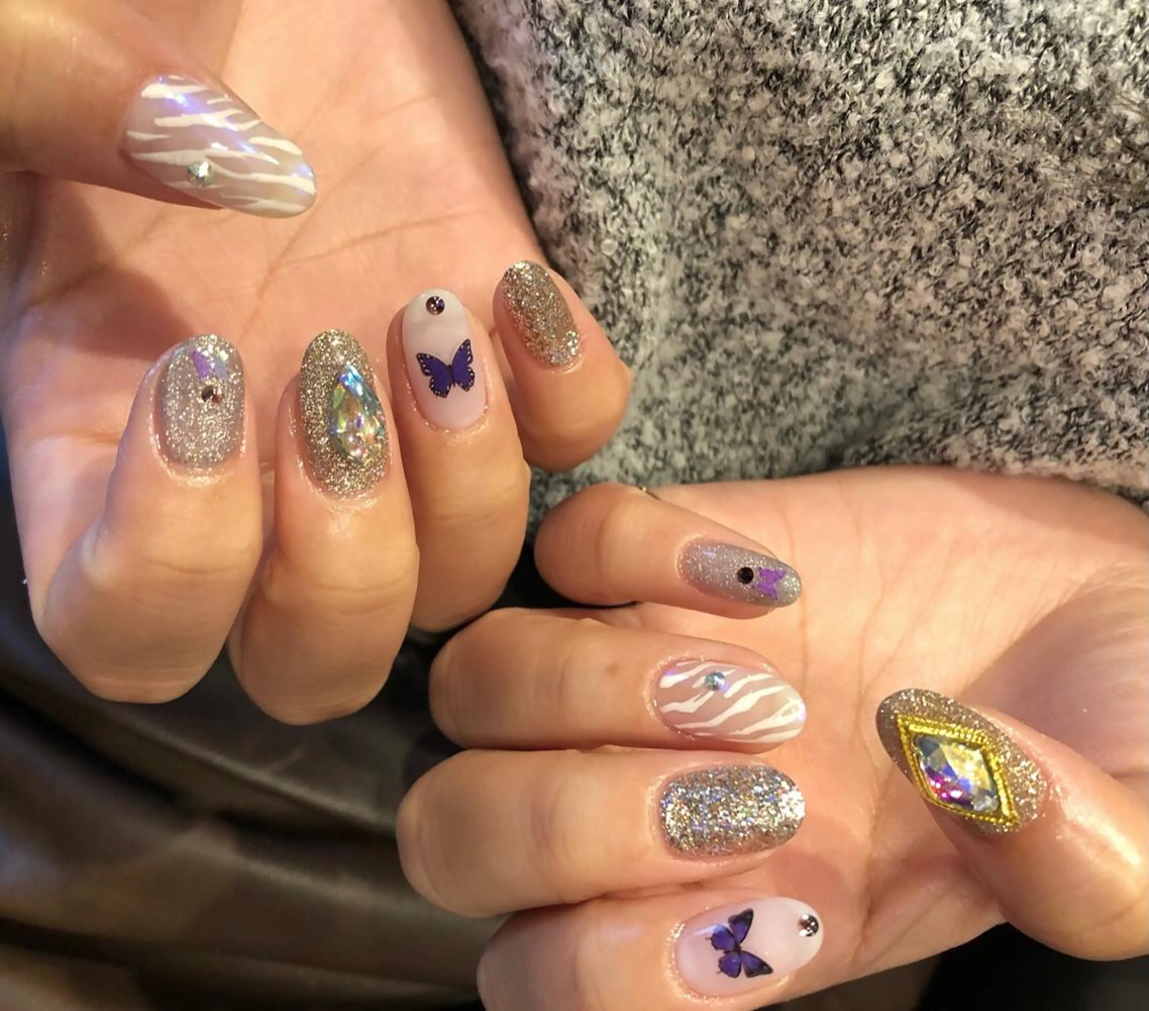 ネイル ハンドネイル パラあり！フィルイン 美フォルムのネイルデザイン